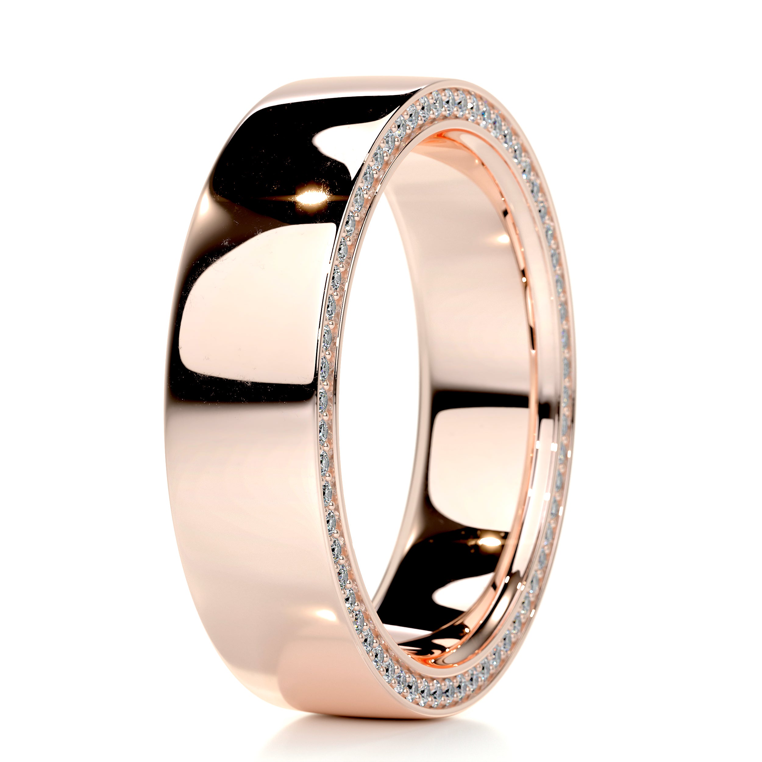 Greg Men's Diamond Wedding Band (0.50 Carat) -14K Rose Gold、mySite、hinf8tx79