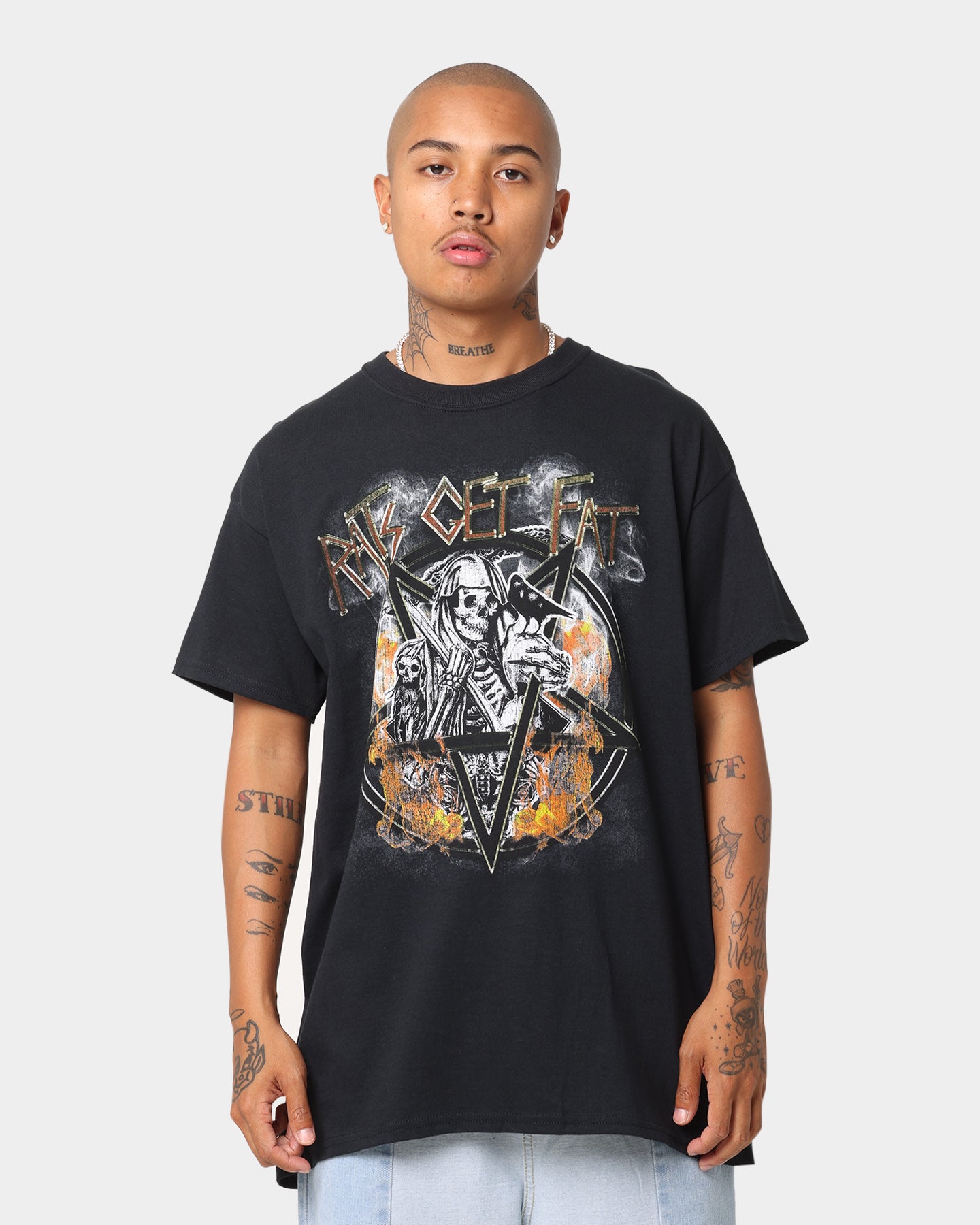 Rats Get Fat American Tour Vintage T-Shirt Black、mySite、zt4zffjzw