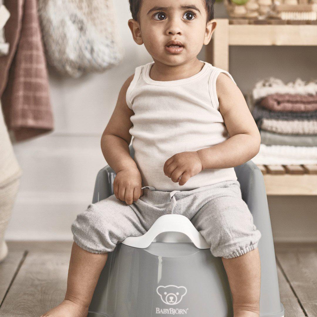  BabyBjorn Potty Chair - Grey/White、mySite、merchandisen