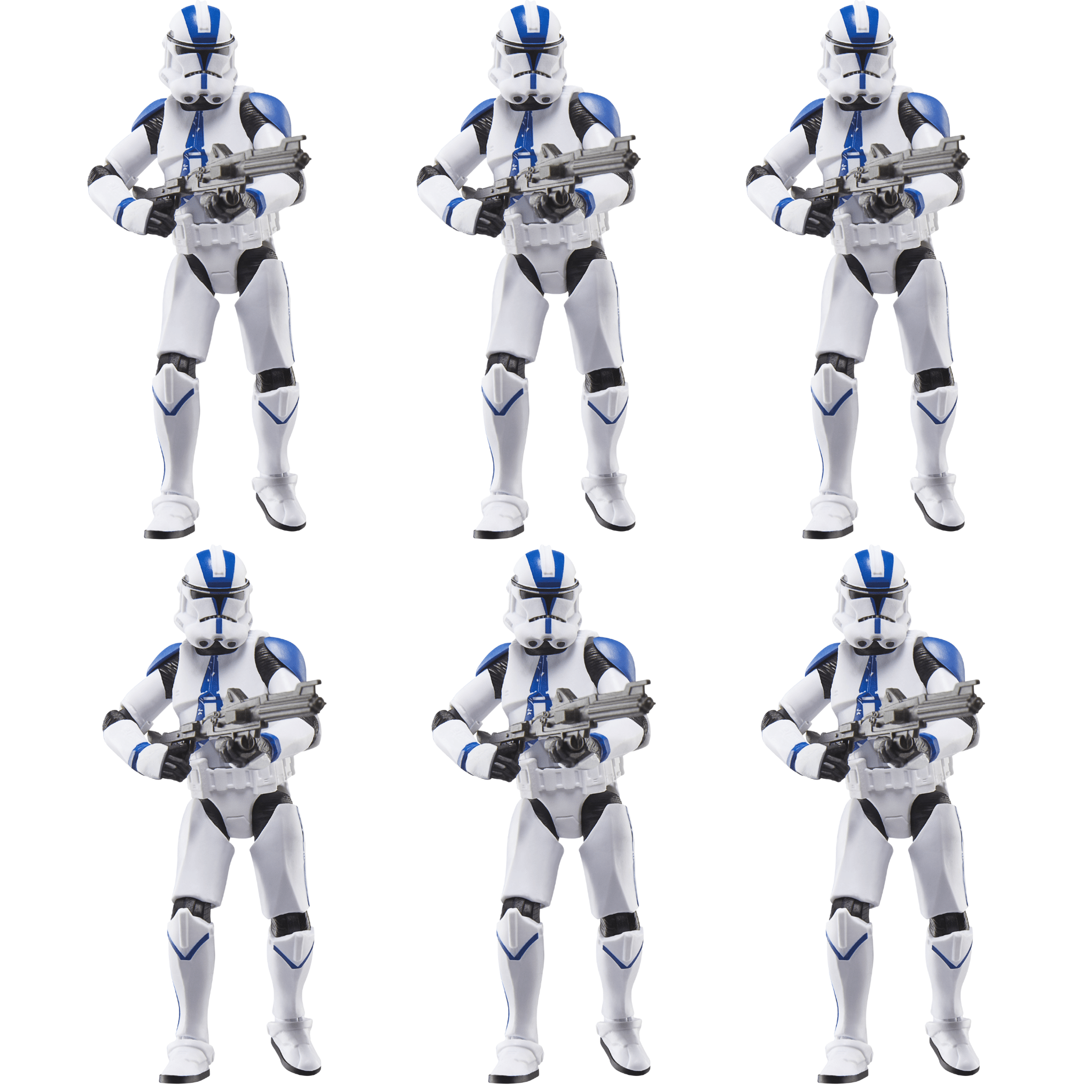 Star Wars The Vintage Collection 501st Legion Clone Trooper (Kenobi) ARMY BUILDER SET OF 6、mySite、hgirdovlk