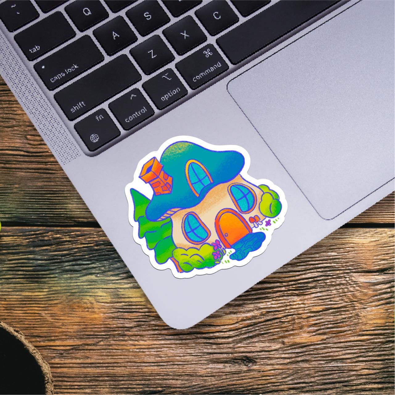  Mushroom House Sticker、mySite、elrpsem3k