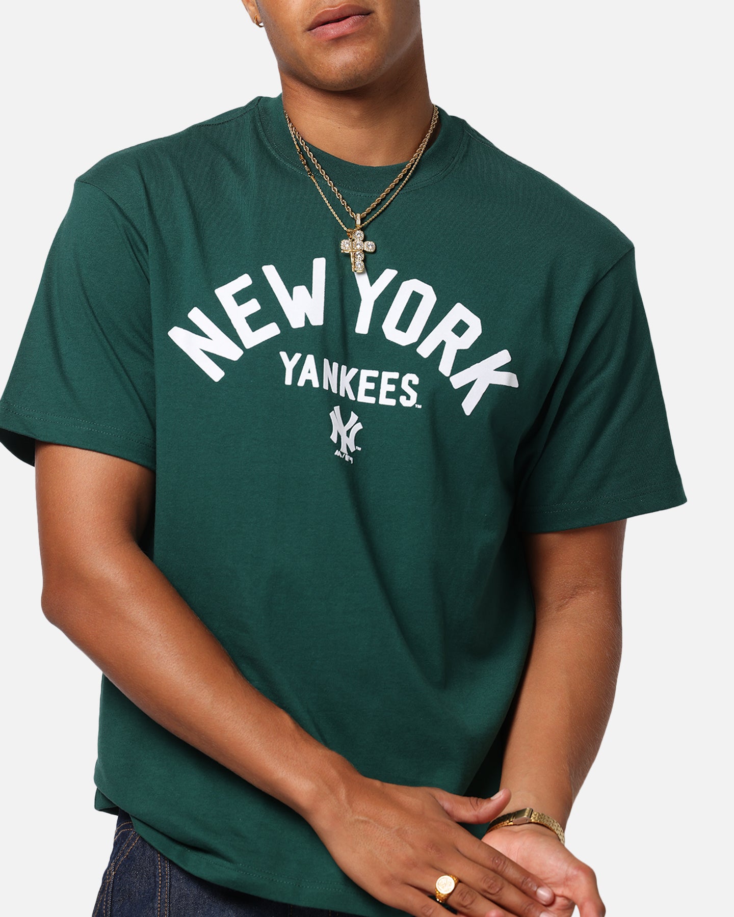 Majestic Athletic New York Yankees Arch Vintage T-Shirt Emerald、mySite、zt4zffjzw