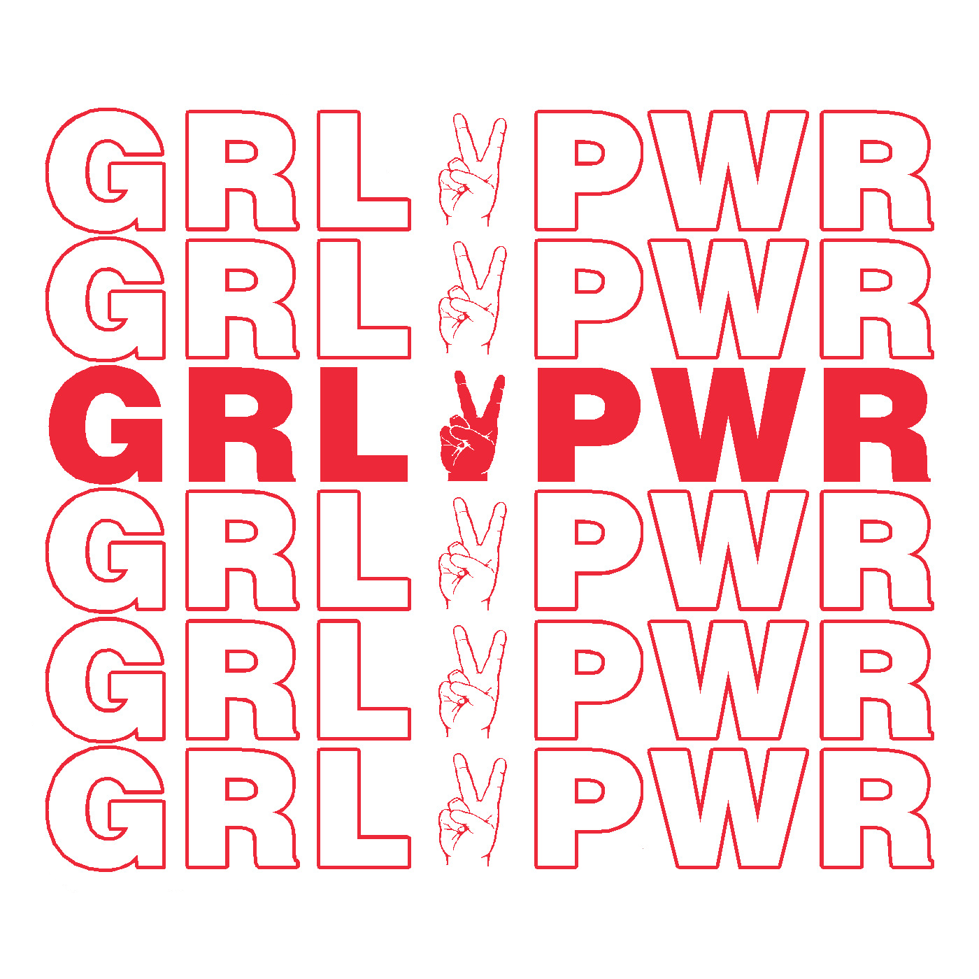  GRL PWR Vinyl Sticker Decal、mySite、ghnorth