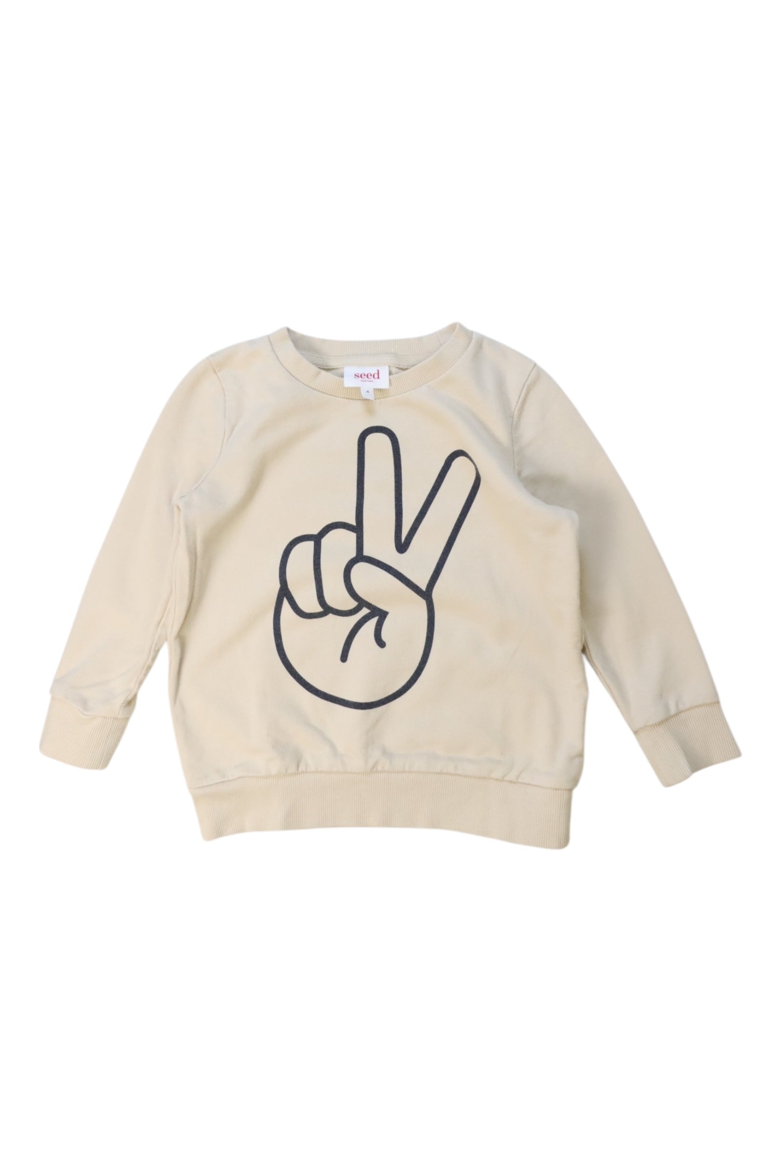 Seed Graphic Crewneck Sweatshirt 4T、mySite、g9winljtr