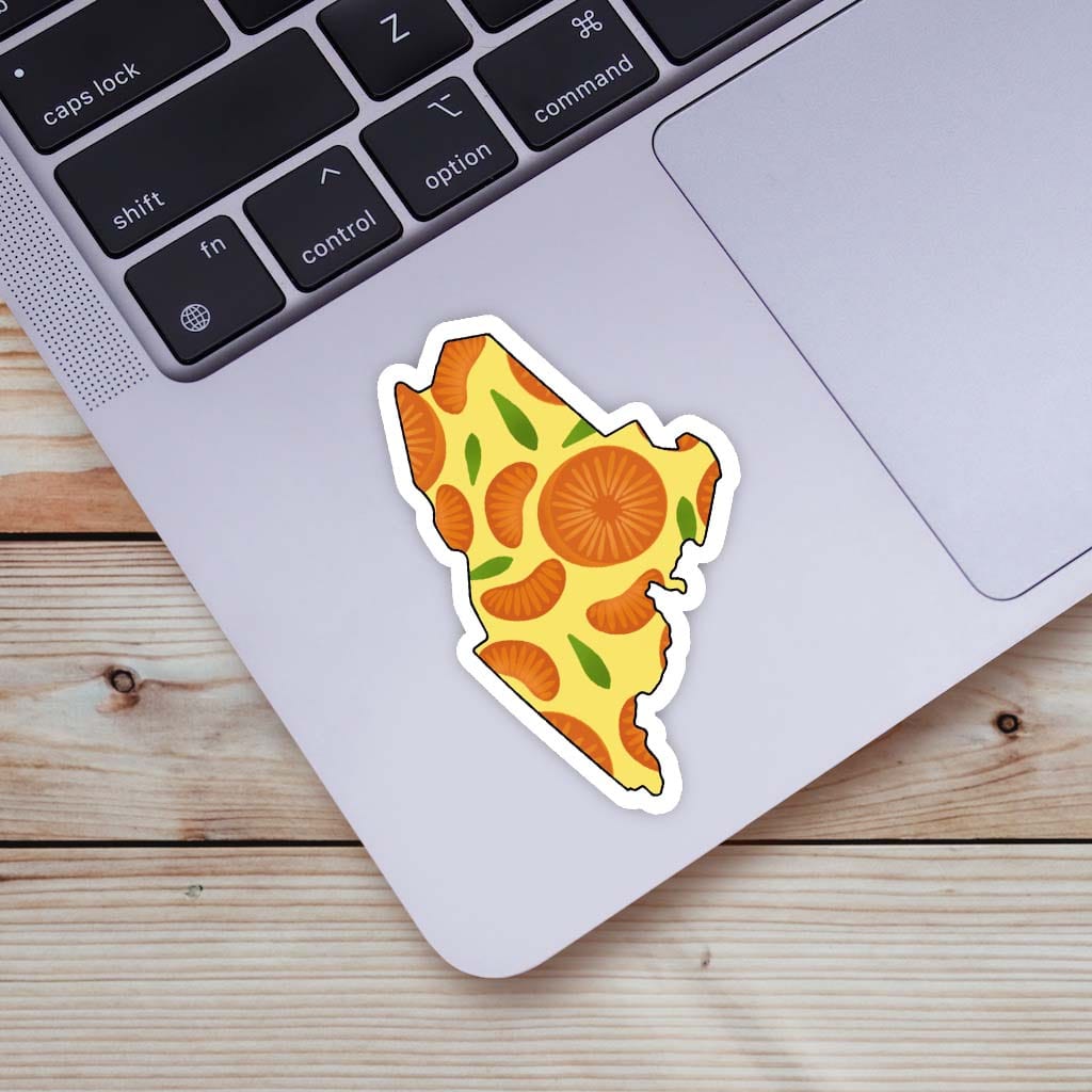  Maine Orange & Yellow Fruit Sticker、mySite、ghnorth