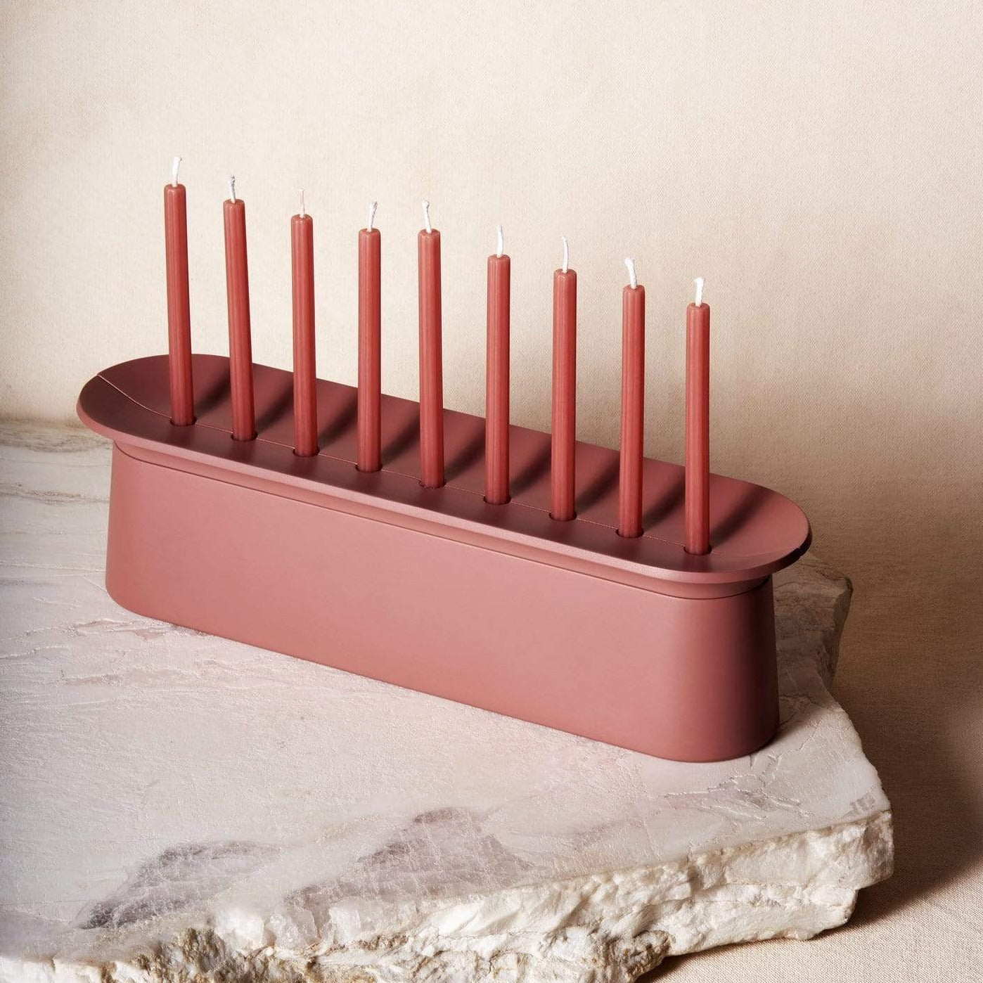 Block Menorah by Via Maris - Clay、mySite、topwebapps
