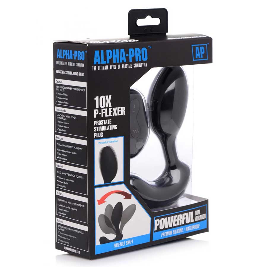 Alpha Pro 10X P-Flexer Silicone Prostate Stimulating Plug、mySite、bottomscart