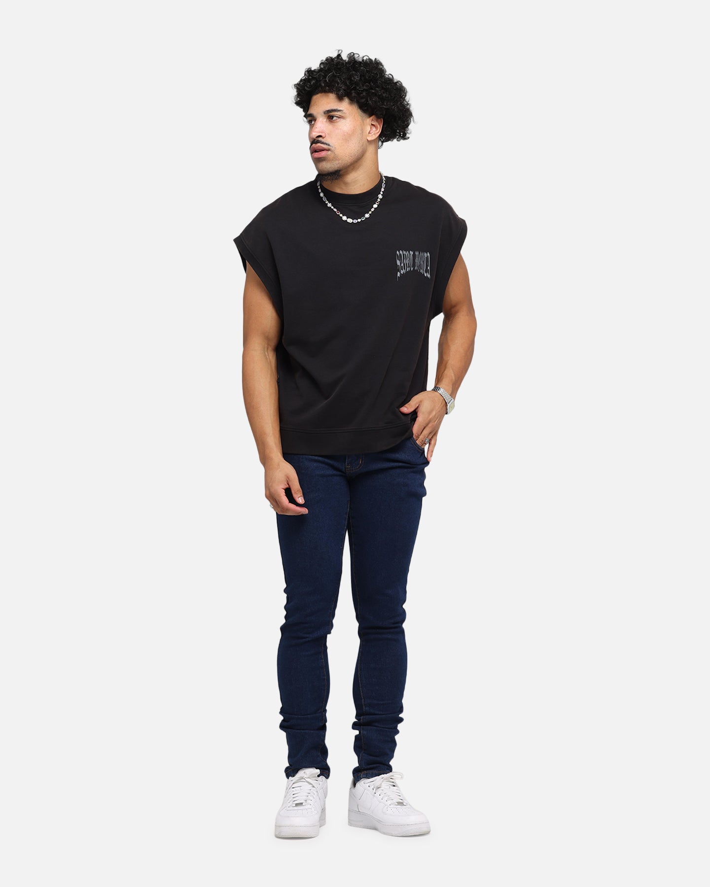 Saint Morta Vill Park Cut Off Sweater Vintage Black、mySite、zt4zffjzw