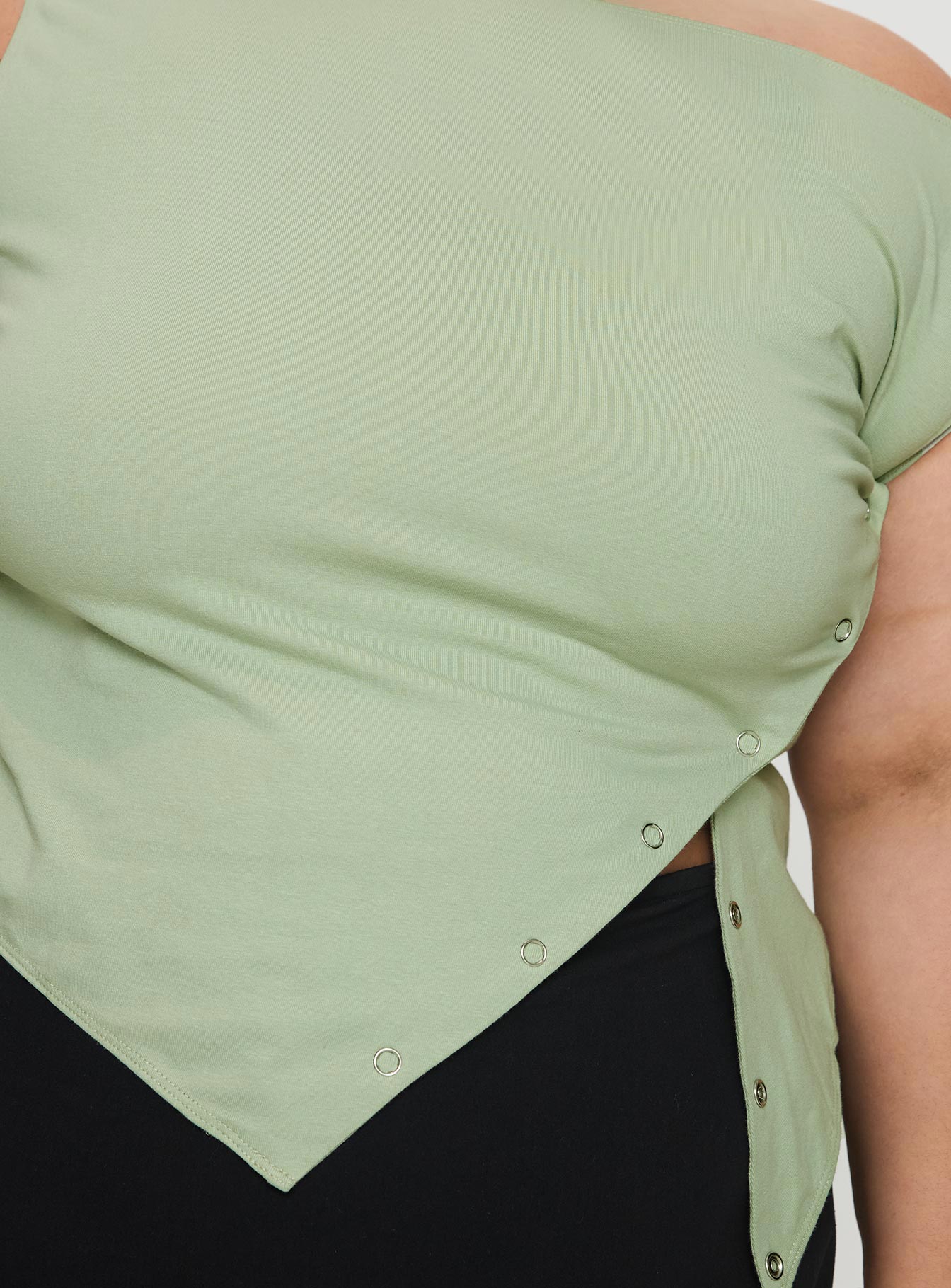 Karre Off The Shoulder Top Sage Curve、mySite、solidvoid