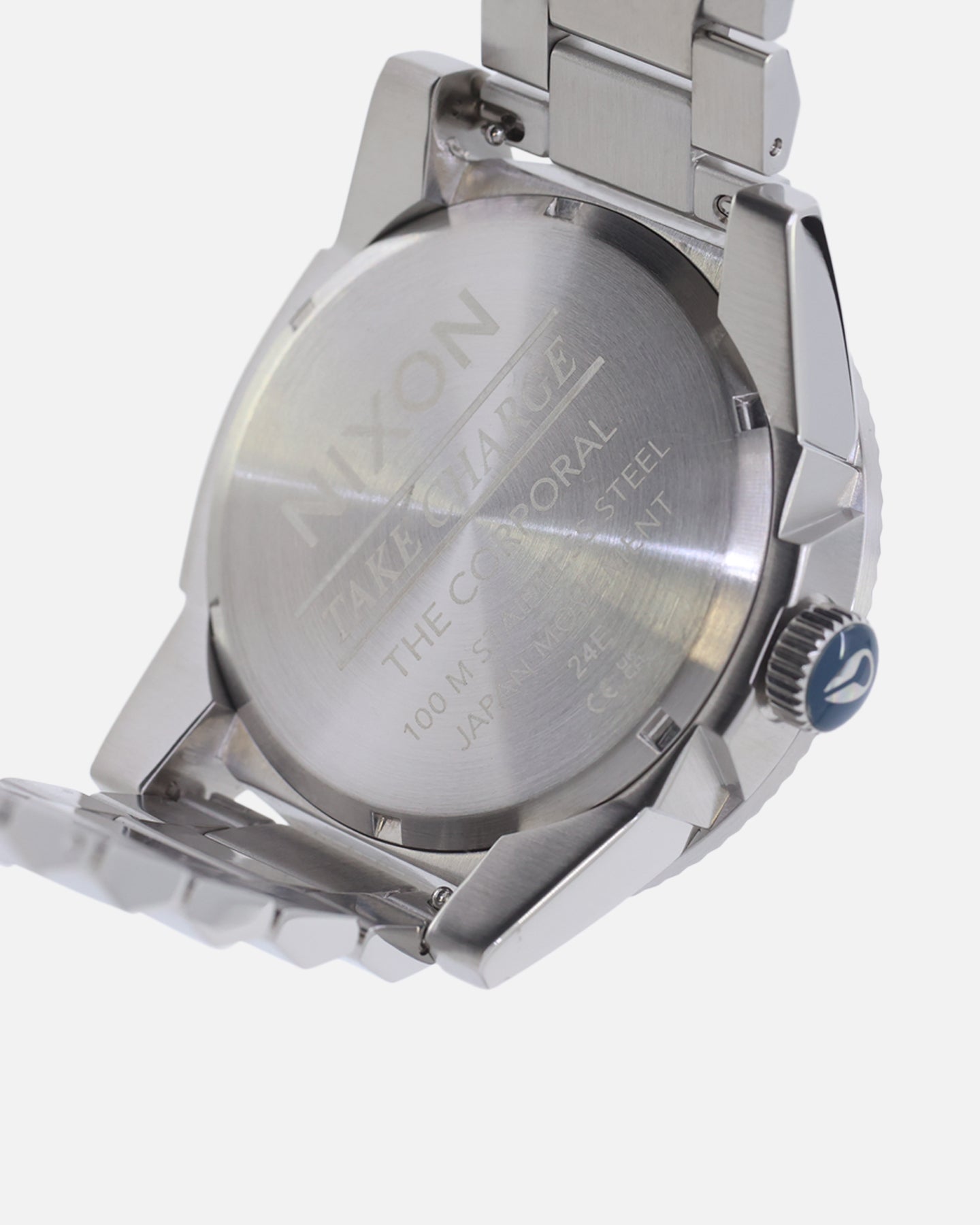 Nixon Corporal Stainless Steel Watch Silver/Indigo、mySite、zt4zffjzw
