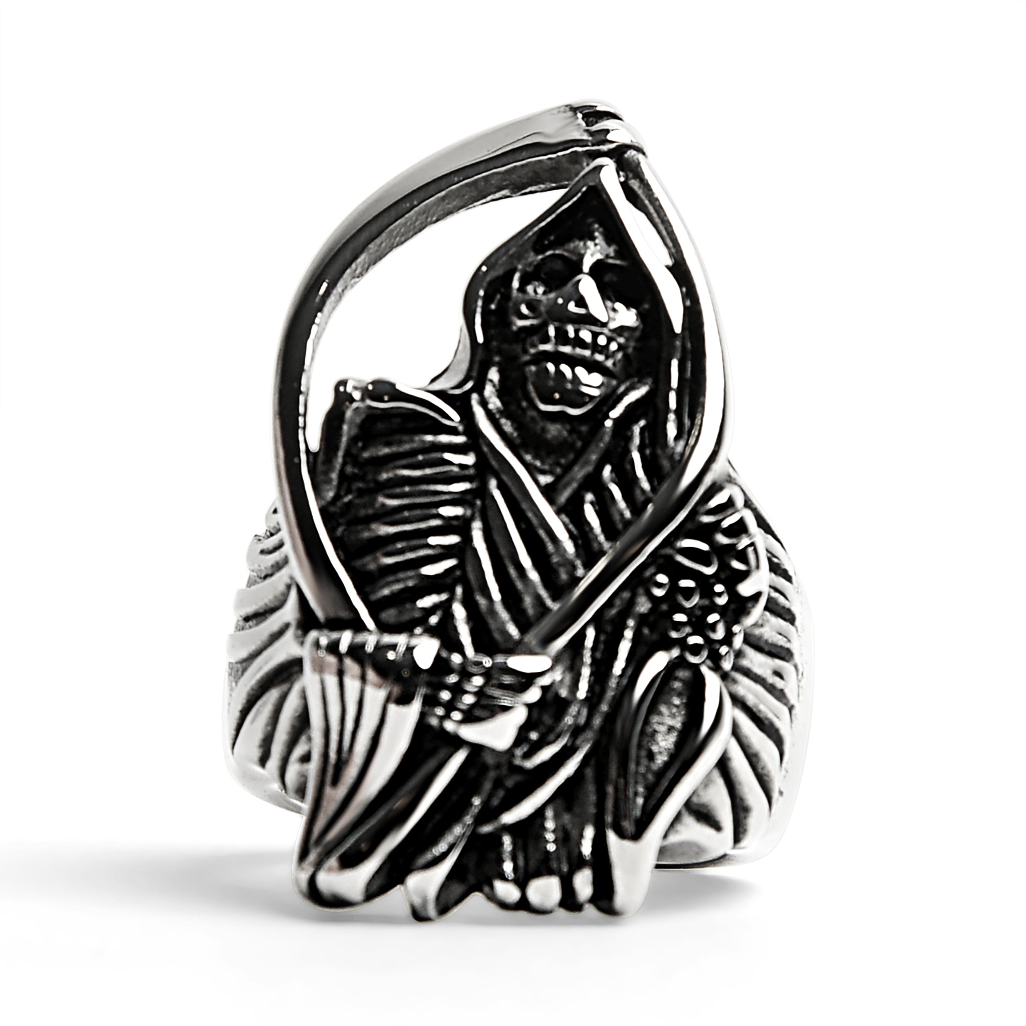 Stainless Steel Grim Reaper Ring / SCR4068、mySite、dreamappss