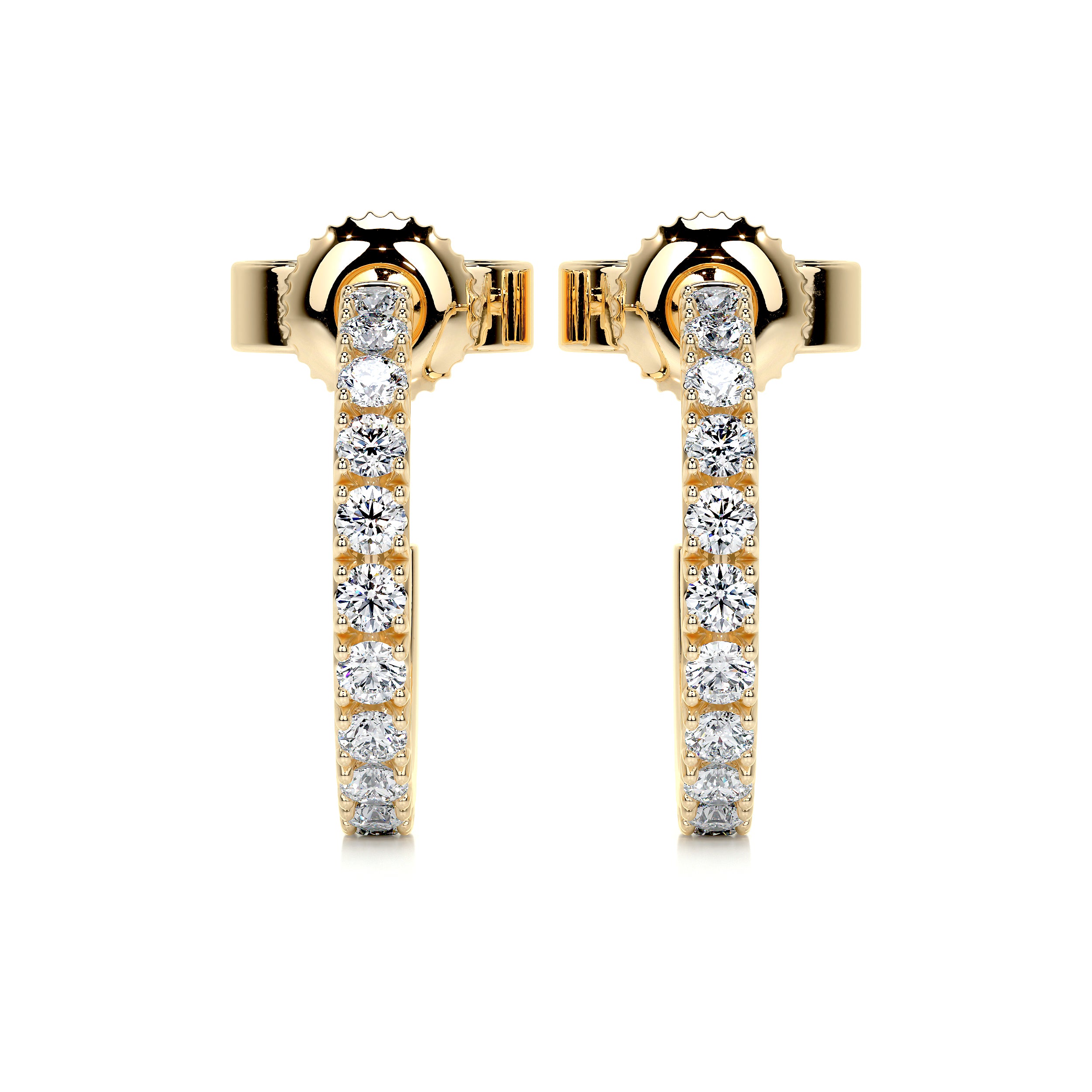Nicole Diamond Earrings (2.5 Carat) -18K Yellow Gold、mySite、hinf8tx79