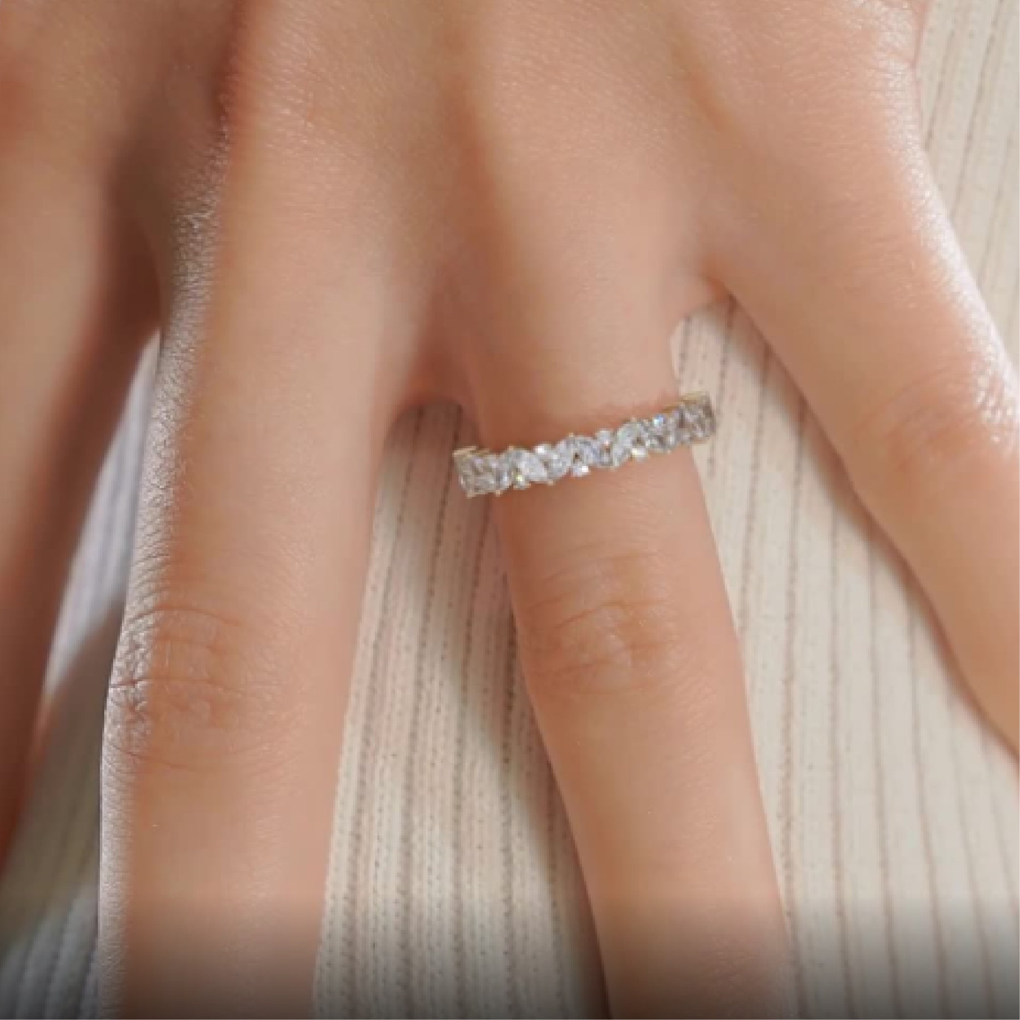 Regina Diamond Wedding Ring (0.85 Carat) -18K Yellow Gold、mySite、hinf8tx79