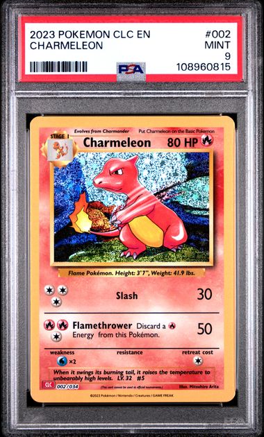 Charmeleon #2 PSA 9 Pokemon CLC Trading Card Game Classic 2023、mySite、waistdrama