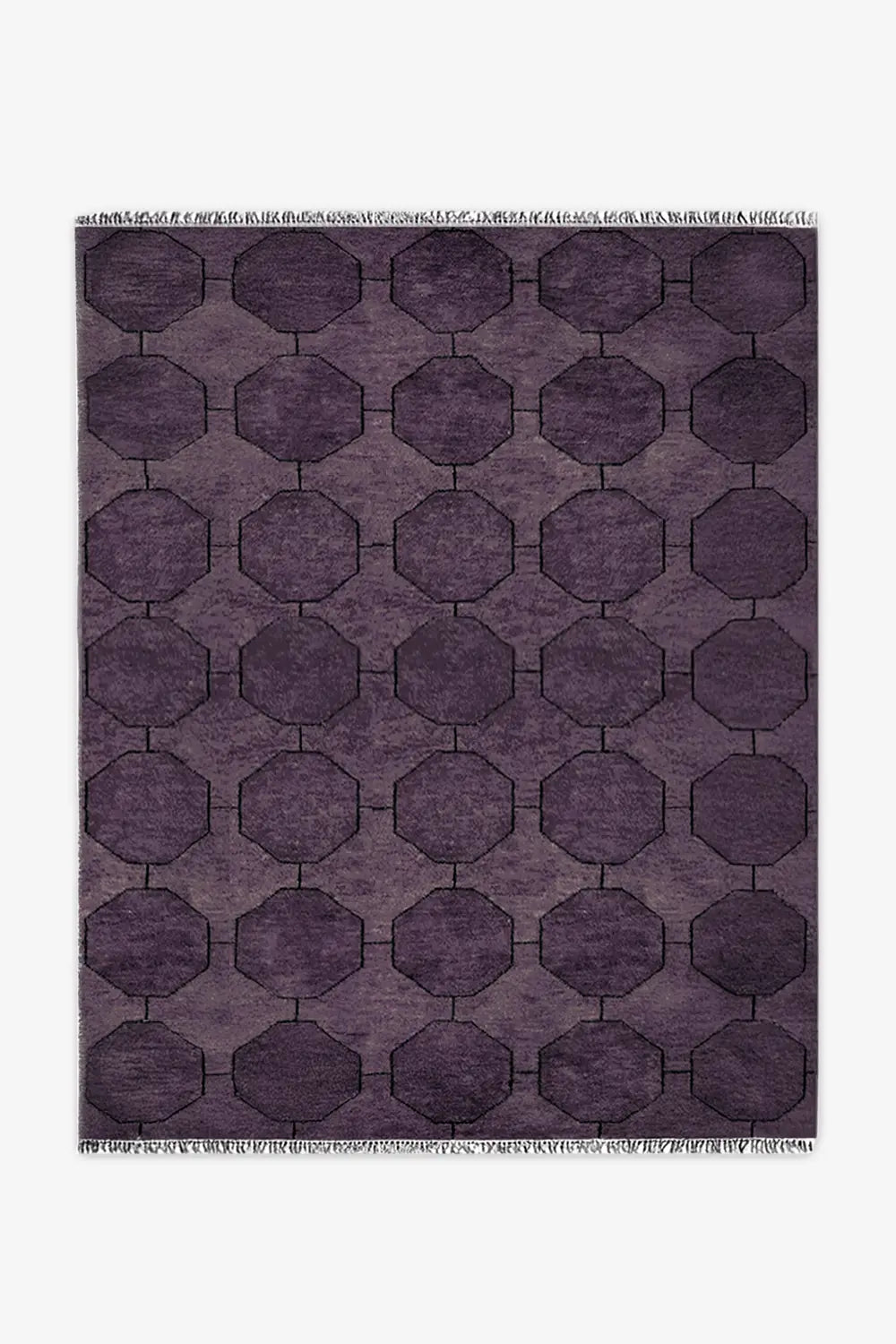 Octagon Link Hand-Knotted Geometric Wool Rug、mySite、gigharbornorthrealestate
