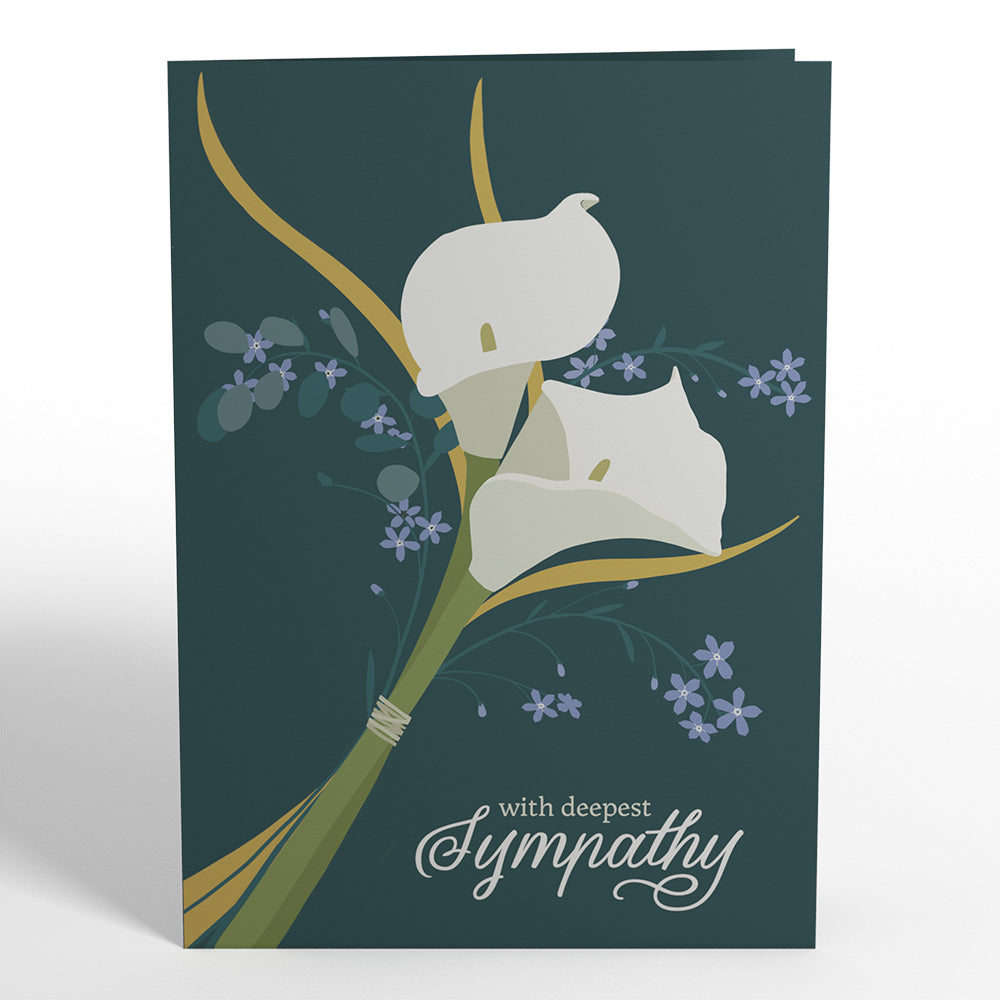 With Deepest Sympathy Pop-Up Card、mySite、solidvoid
