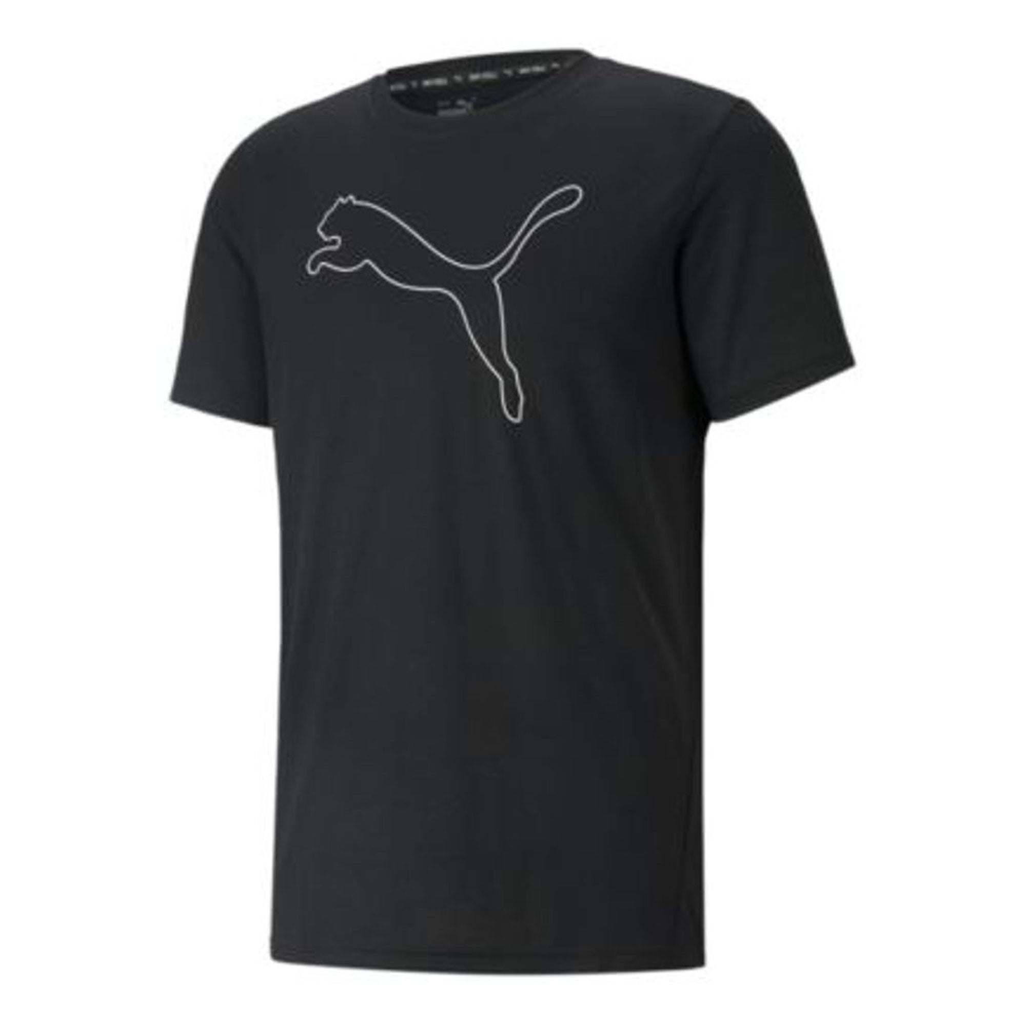 PUMA Men's Performance Cat Tee Black/White、mySite、noshort