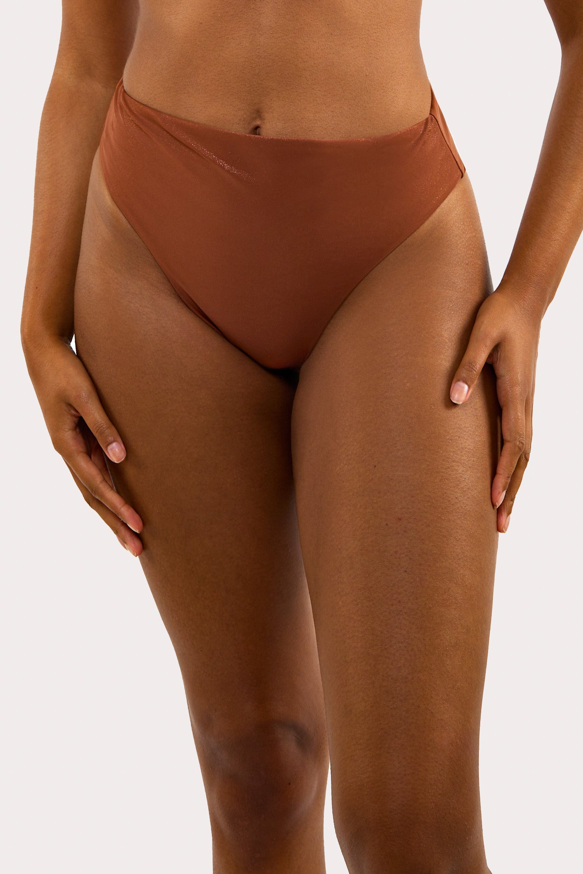 Morgan Bronze Glitter Mix & Match High-Waist Brief、mySite、bengalsvssteelers