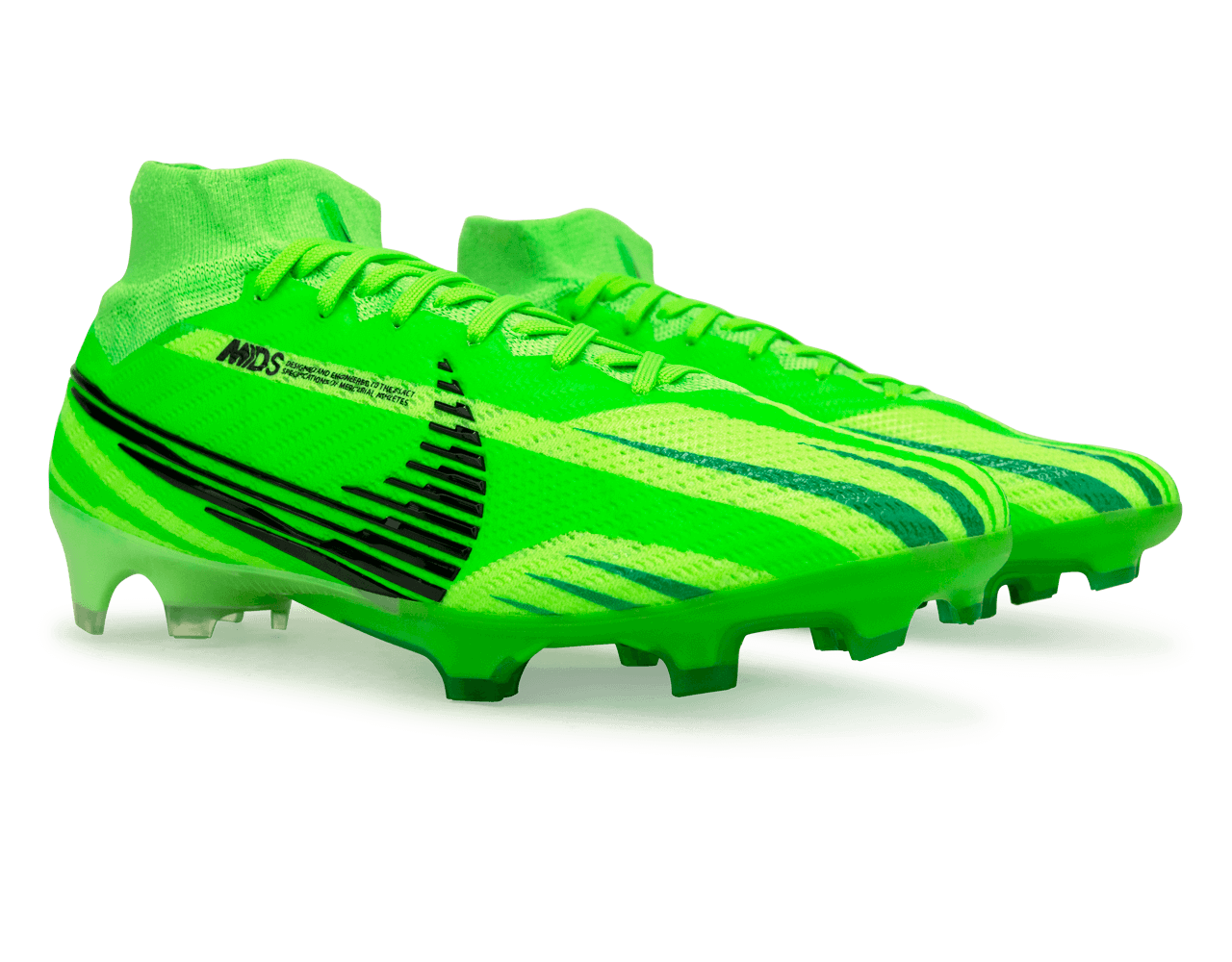 Nike Men's Zoom Mercurial Superfly 9 Elite MDS FG Green Strike/Black、mySite、noshort