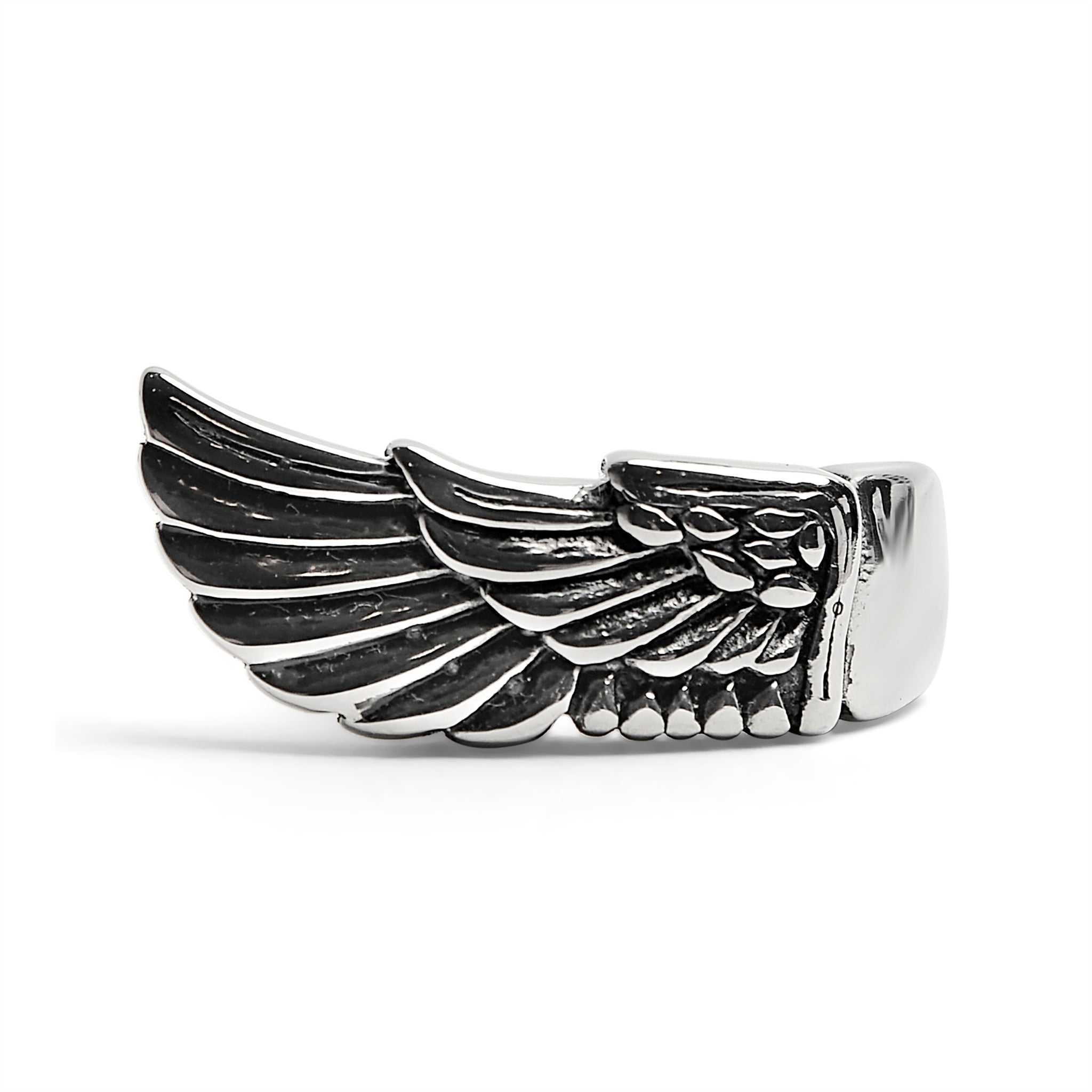 Detailed Wing Stainless Steel Ring / SCR4039、mySite、dreamappss