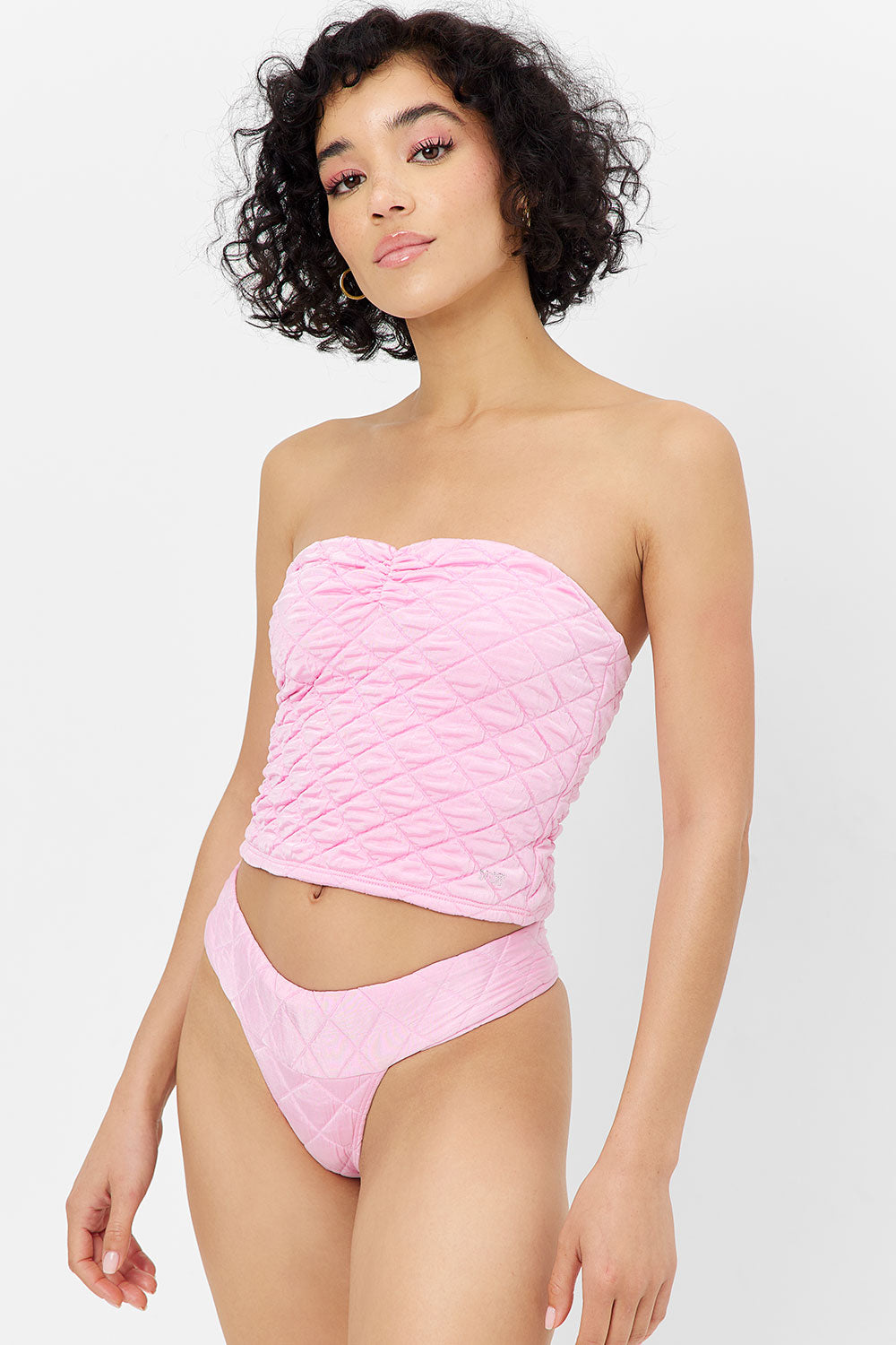 Lani Strapless Bikini Top - Baby Pink、mySite、ashleygrahame