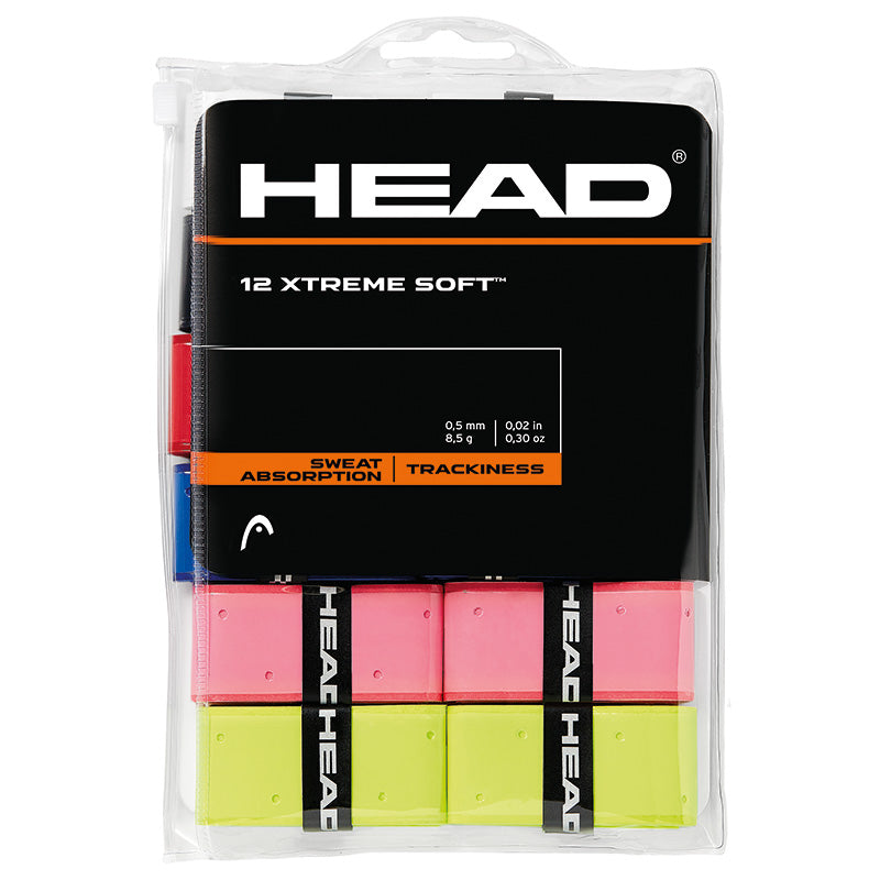 Head Xtreme Soft Overgrip 12 Pack (Assorted)