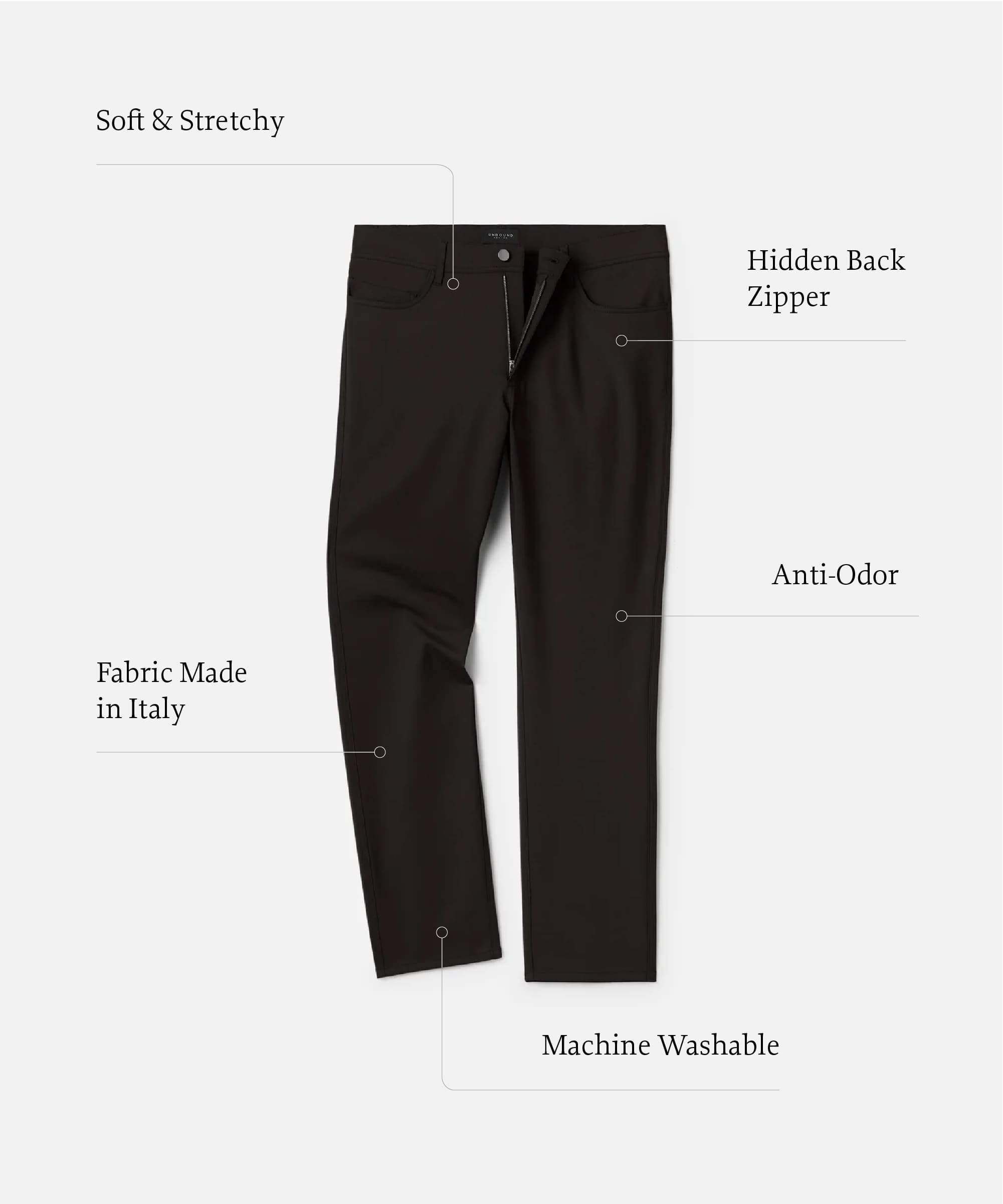 Men's Relaxed Merino Travel Pants、mySite、noshort