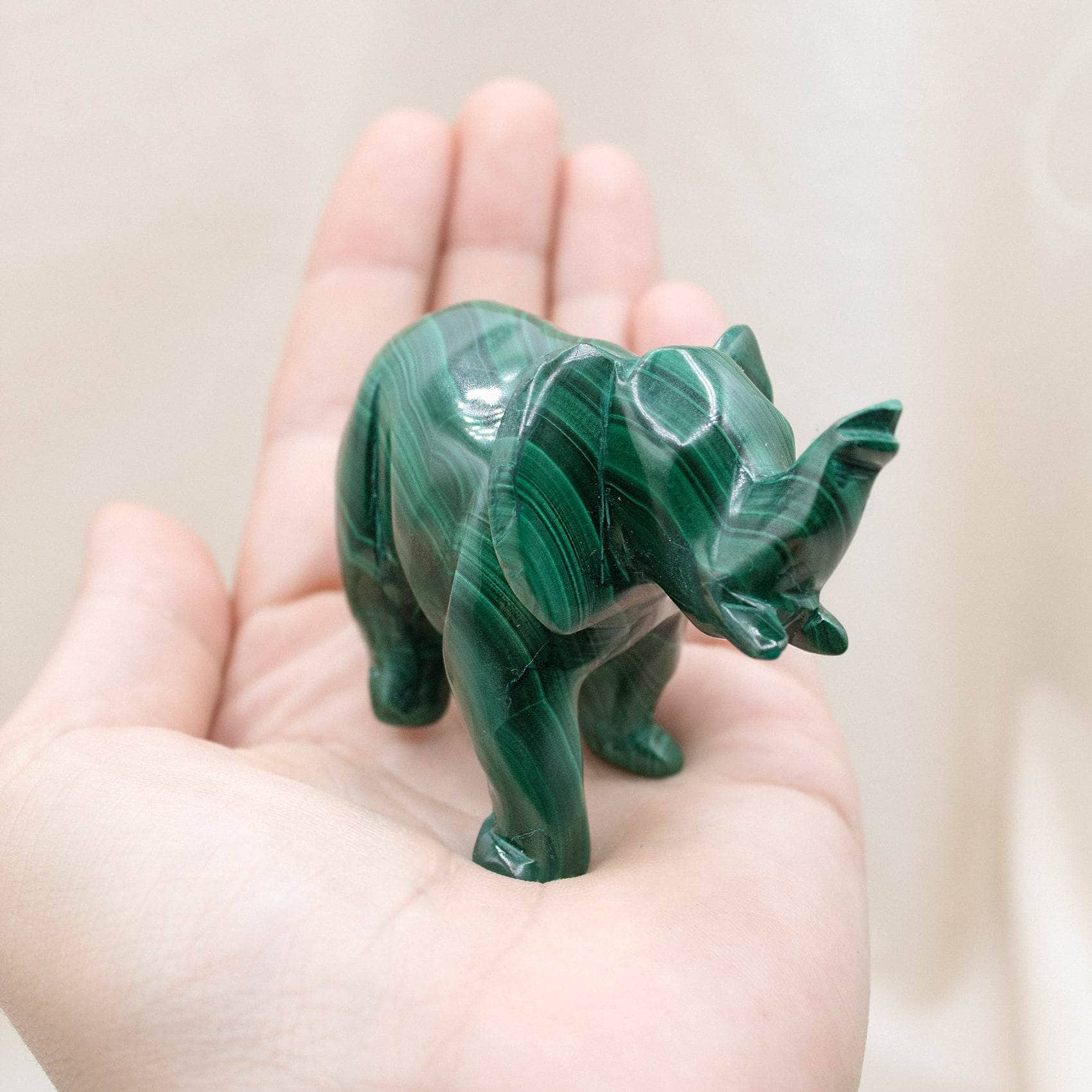Genuine Malachite Elephants - Hand Carved - 1 of a Kind、mySite、hinf8tx79