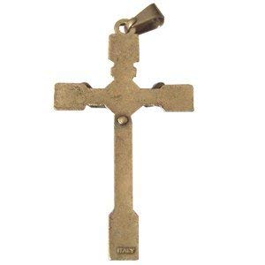 Rosary Roses crucifix - Bronze (5x2.7cm-2x1.1)、mySite、topwebapps