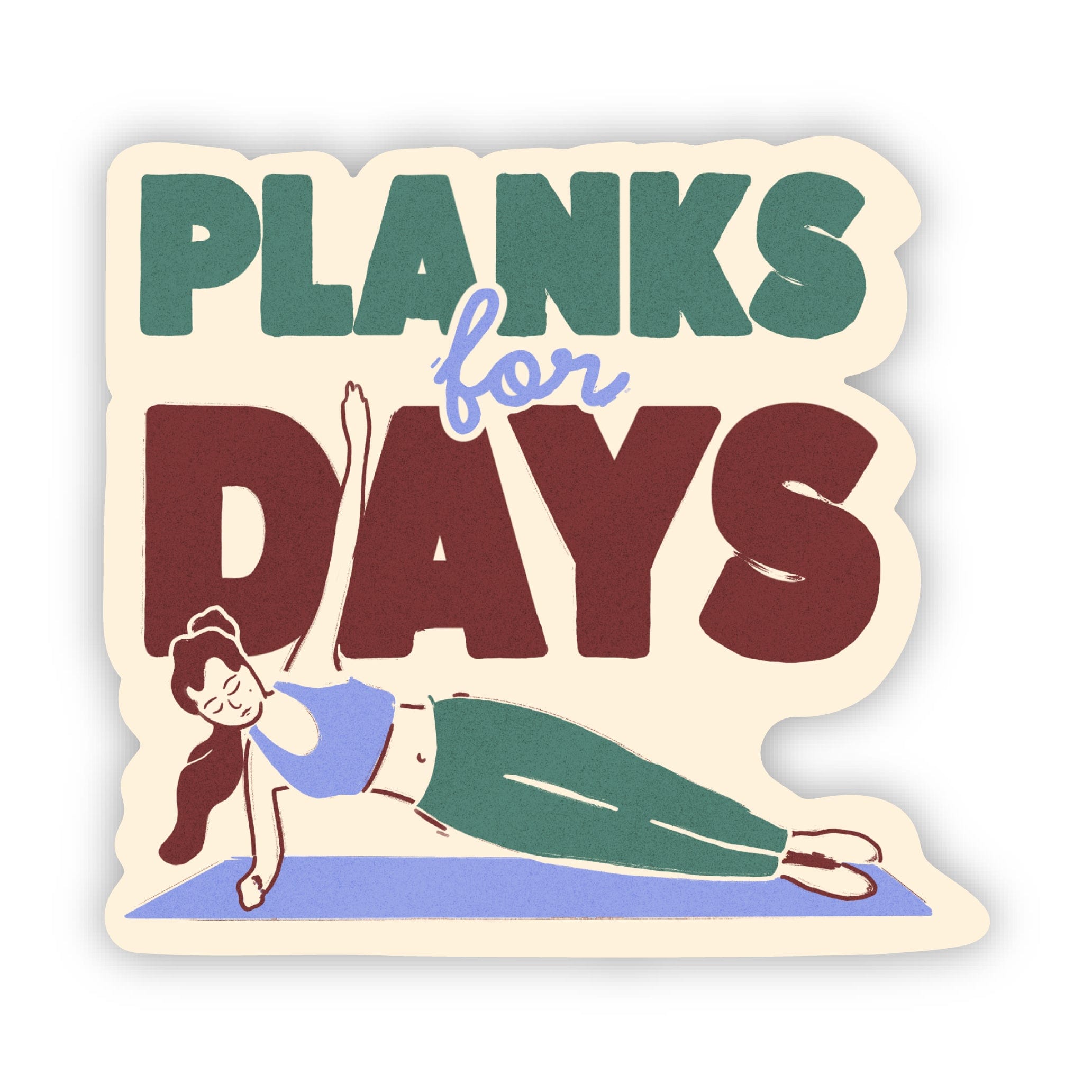  Planks For Days Pilates Sticker、mySite、elrpsem3k