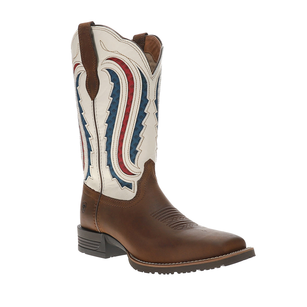 Hybrid Ranchwork VentTek 360 Embroidered Square Toe Pull On Cowboy Boots、mySite、gtrtttuynbv