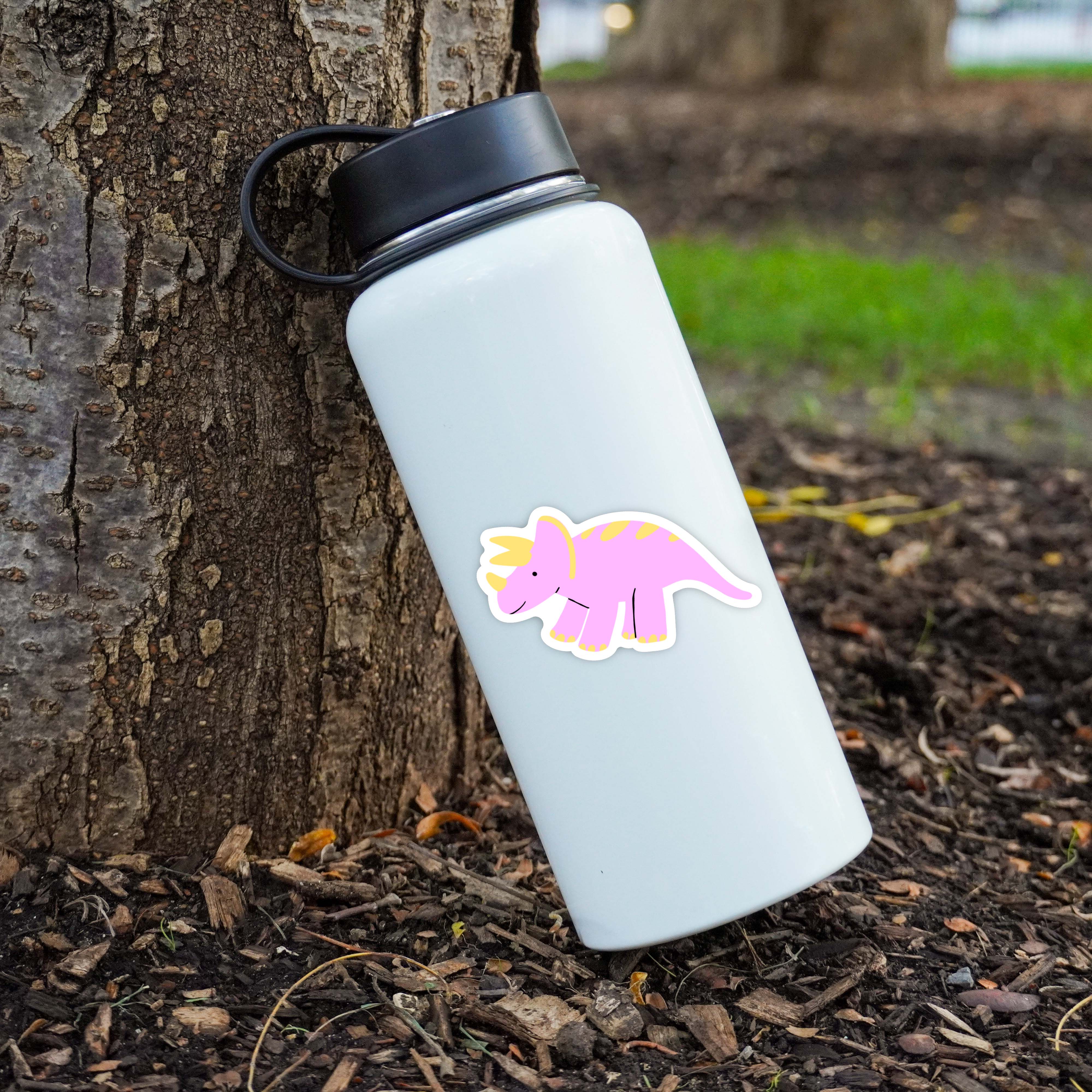  Cute Pink Dinosaur Sticker、mySite、ghnorth