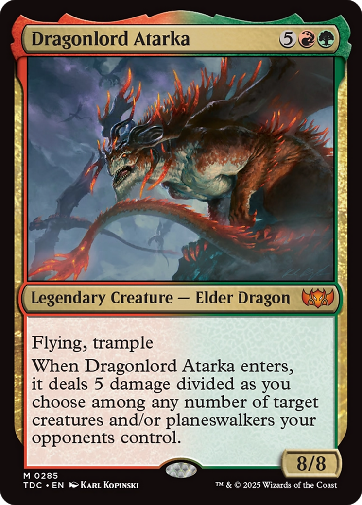 Dragonlord Atarka Tarkir: Dragonstorm Commander、mySite、waistdrama