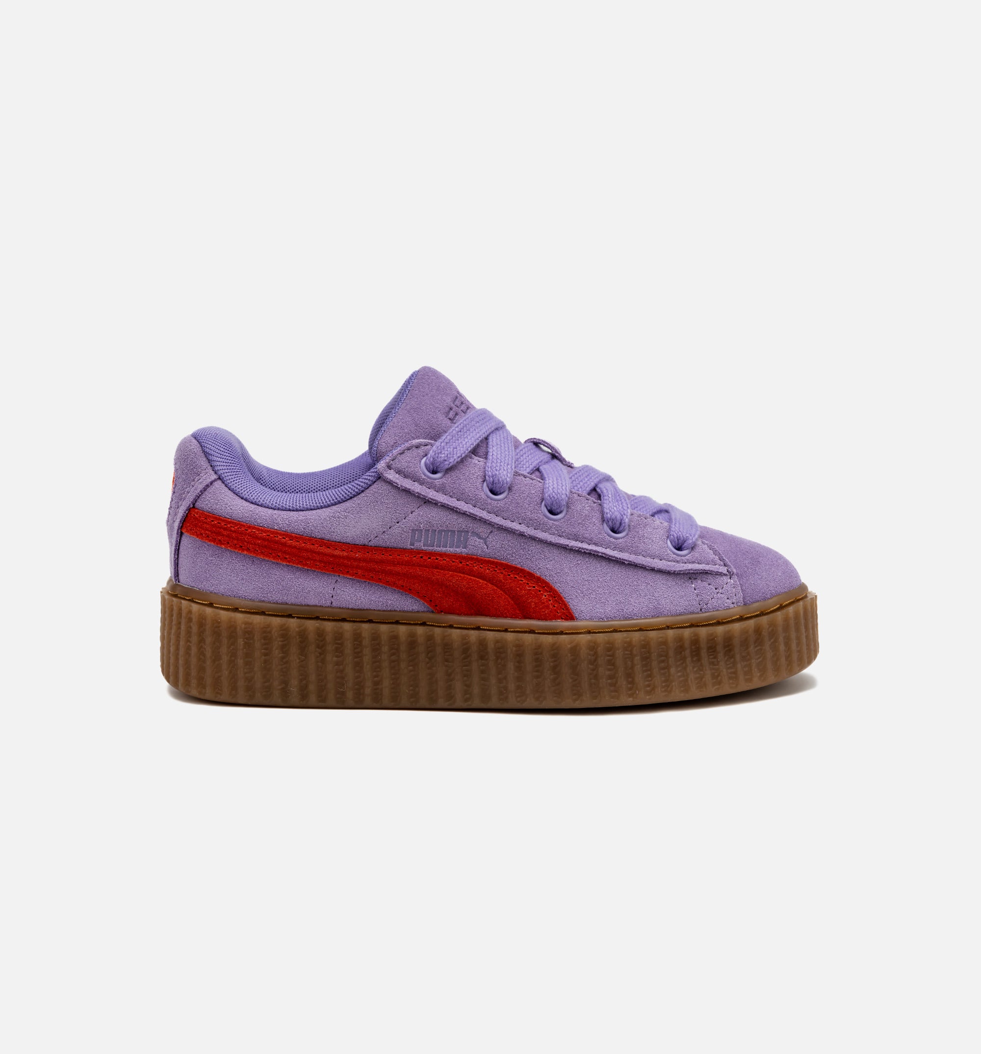 Fenty Creeper Phatty Grade School Lifestyle Shoe - Lavender/Red/Gum Free Shipping、mySite、dreamappss