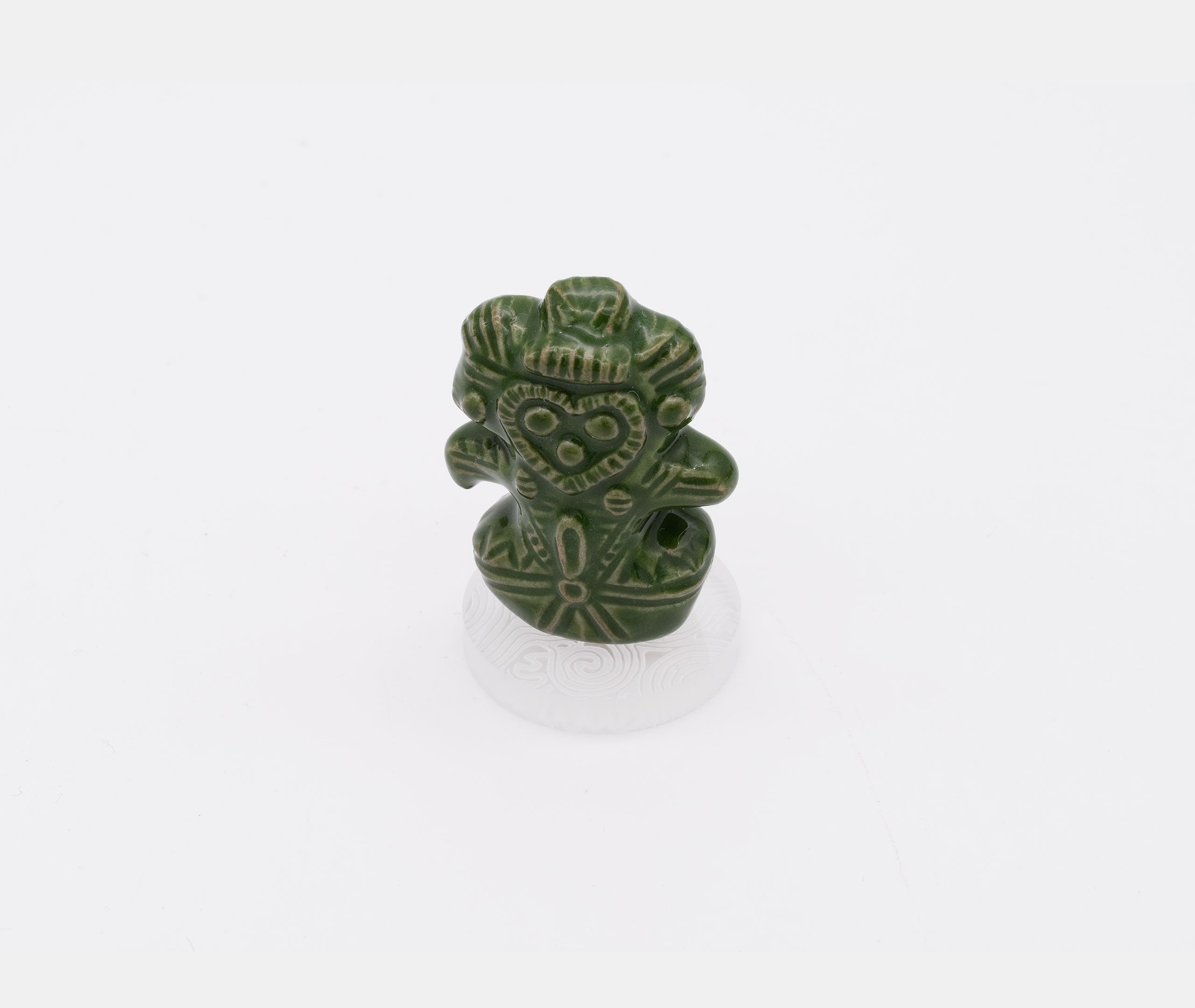 Jomon Dogu Figurine Owl - Green、mySite、topwebapps