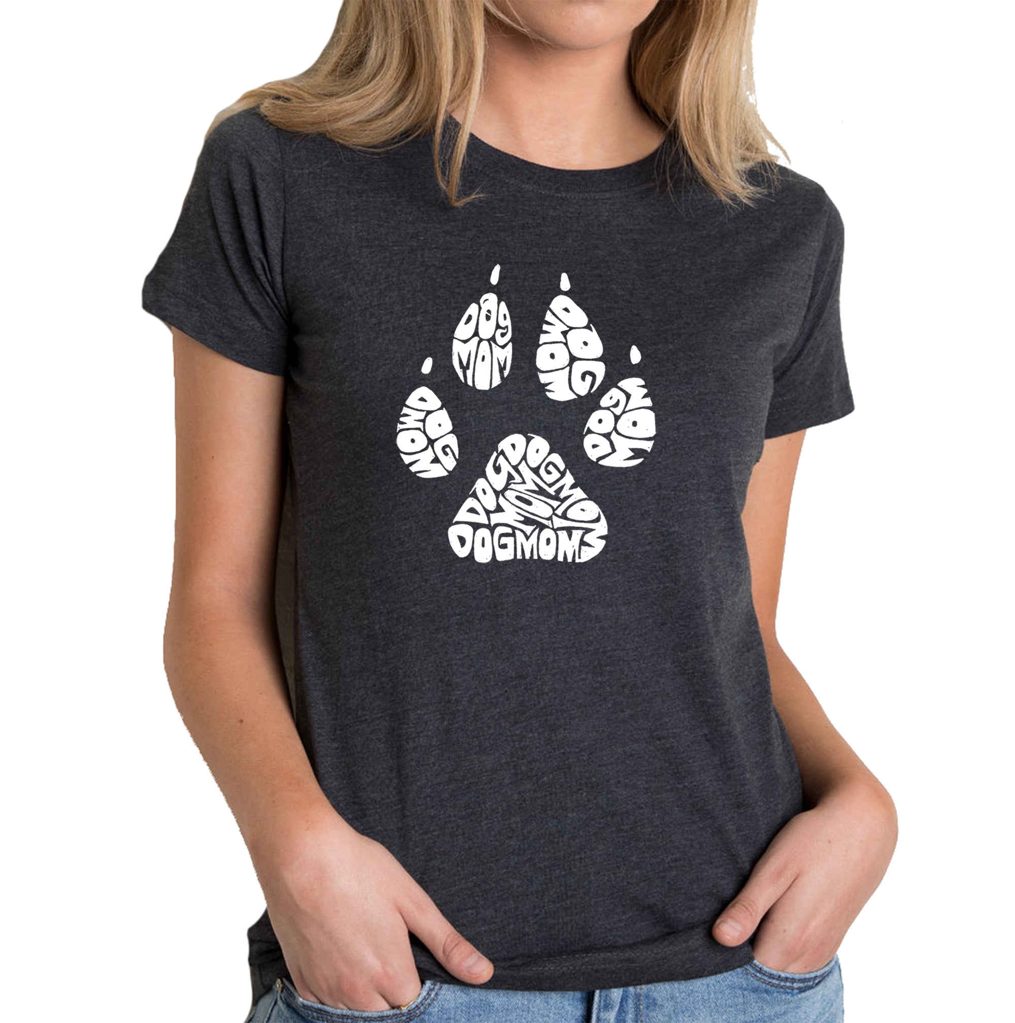 Dog Mom - Women's Premium Blend Word Art T-Shirt、mySite、camillekostekn