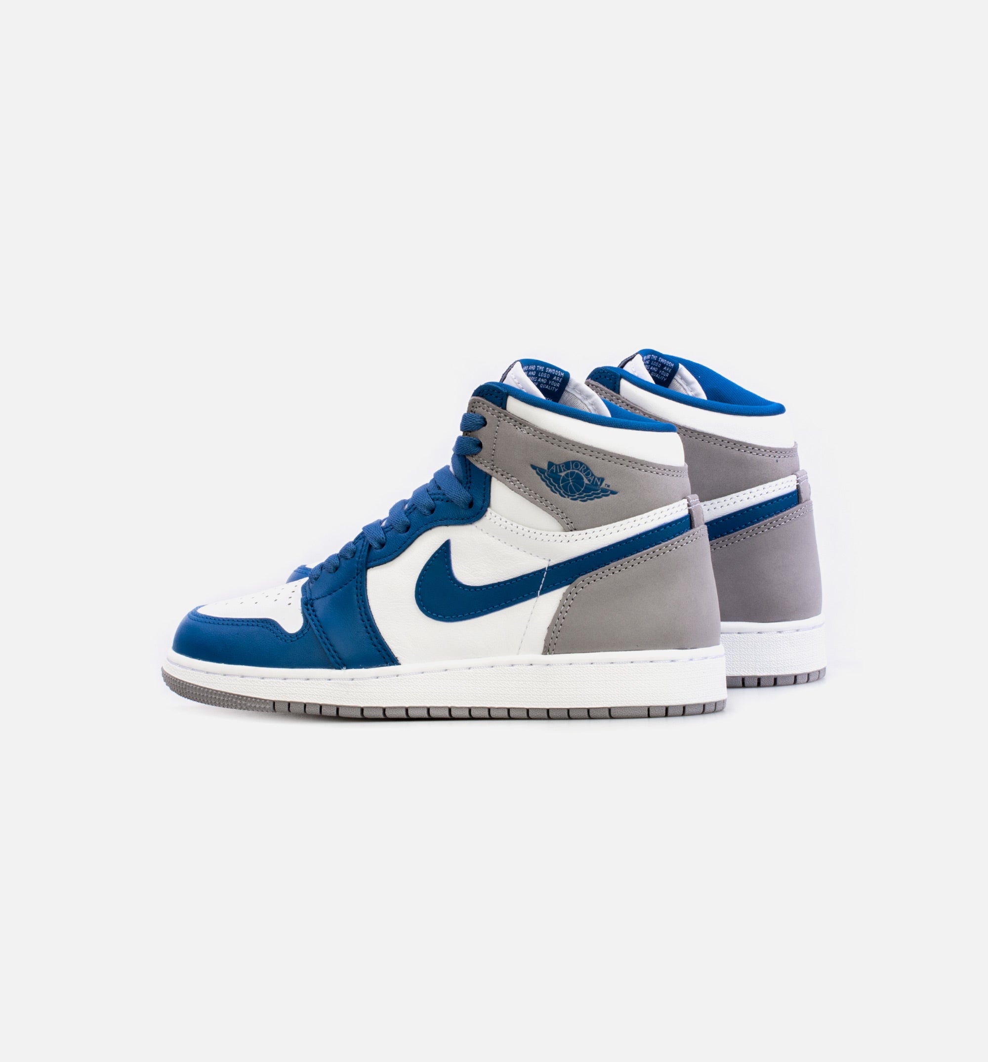 Air Jordan 1 High OG True Blue Grade School Lifestyle Shoe - Blue/White Free Shipping、mySite、dreamappss