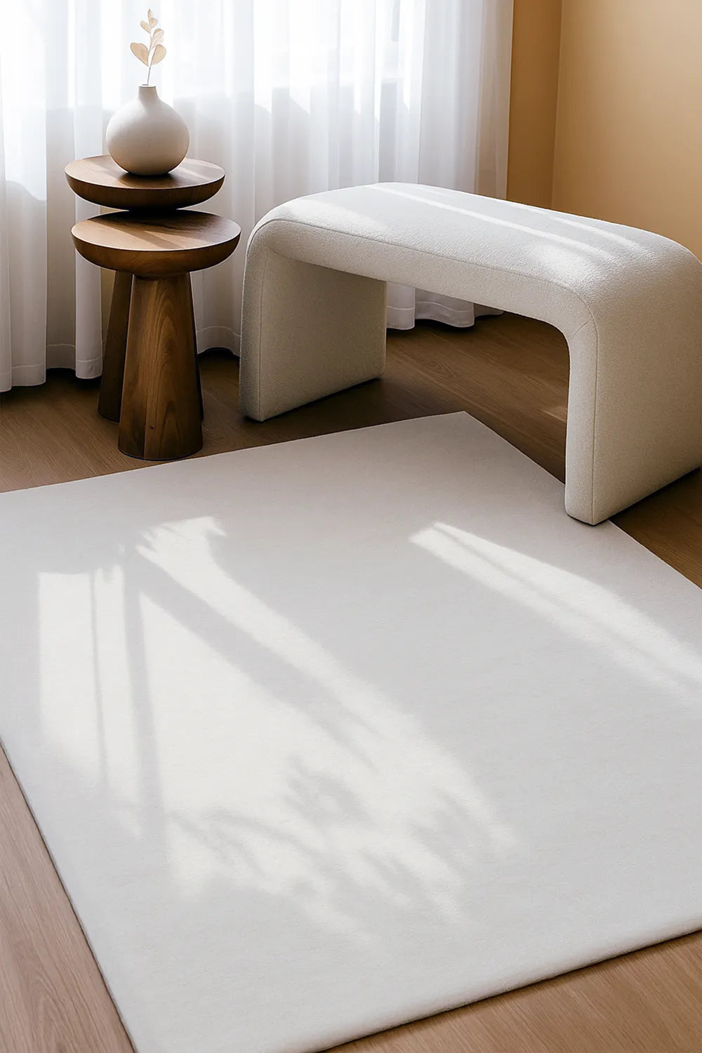 Off White Hand Tufted New Zealand Wool Rug、mySite、gigharbornorthrealestate