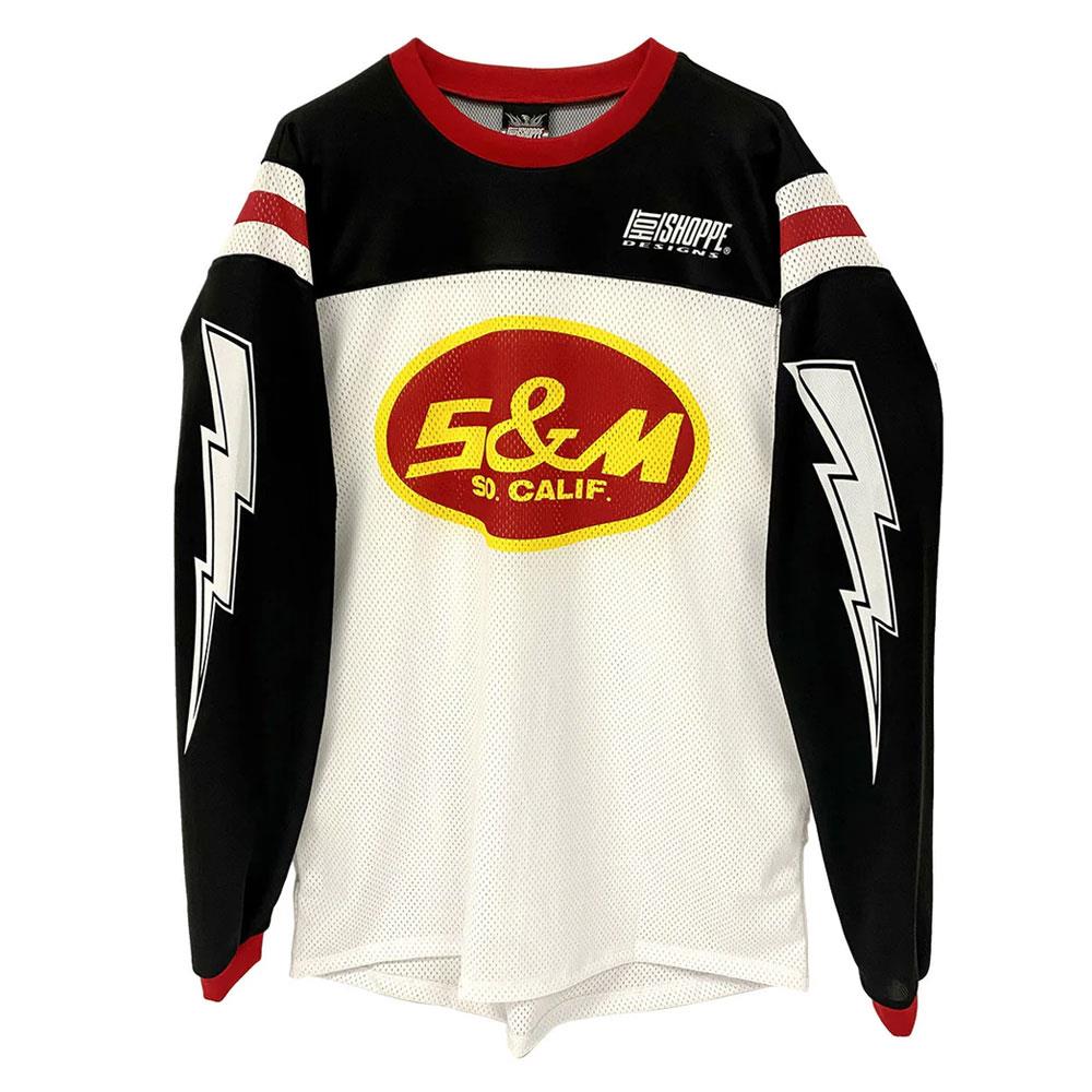  S&M Retro Oval Race Jersey - Black、mySite、merchandisen