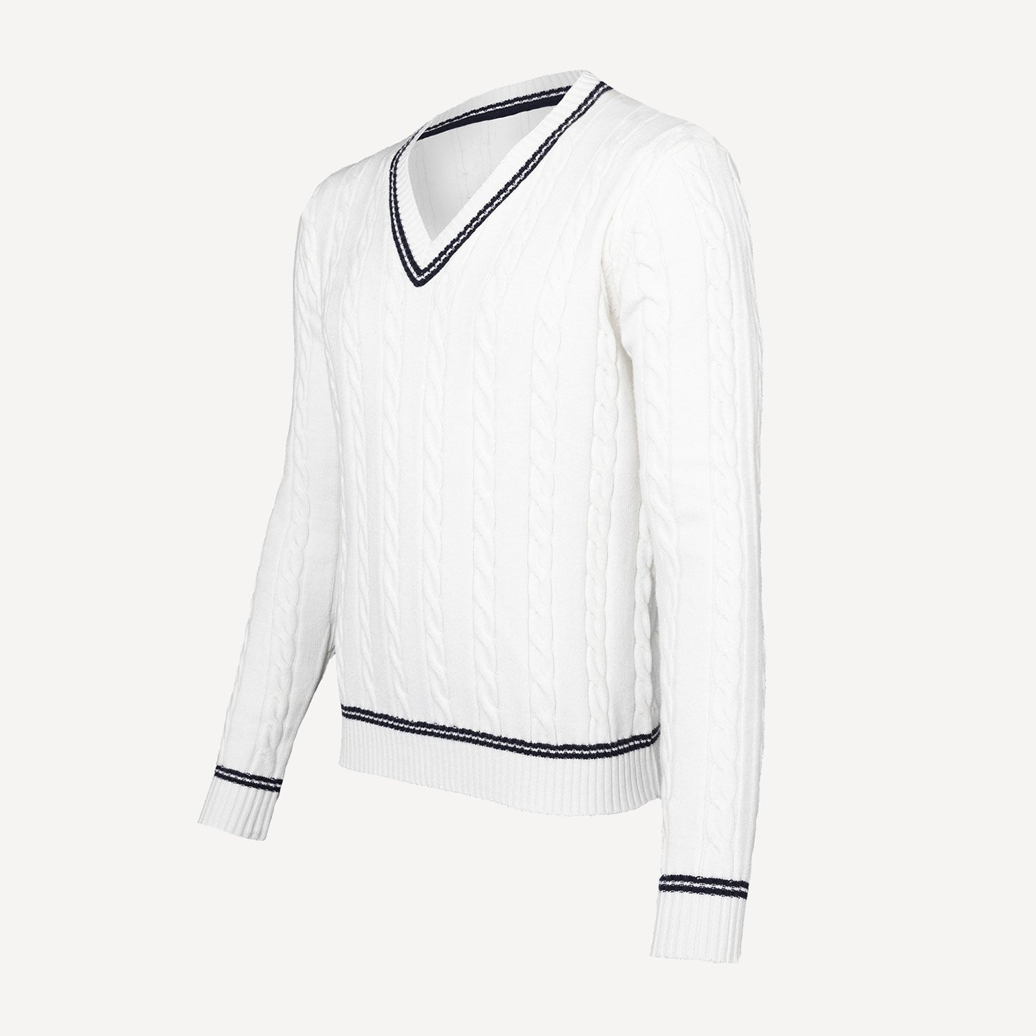 The Indian Maharadja Cable Knit Tennis Sweater (Unisex)