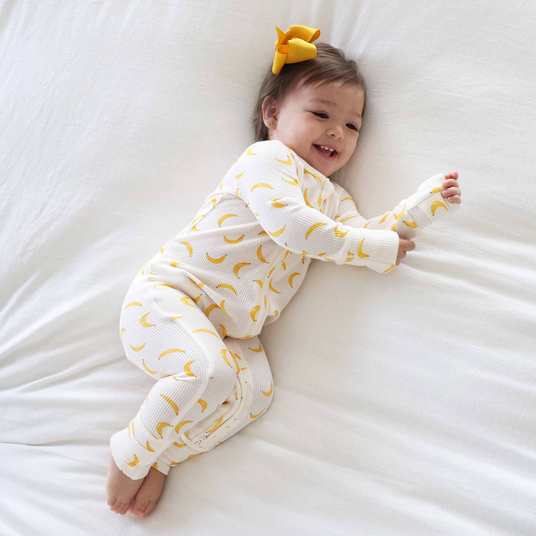  Go Bananas Bamboo Waffle Convertible Zip Romper、mySite、layawaytickets