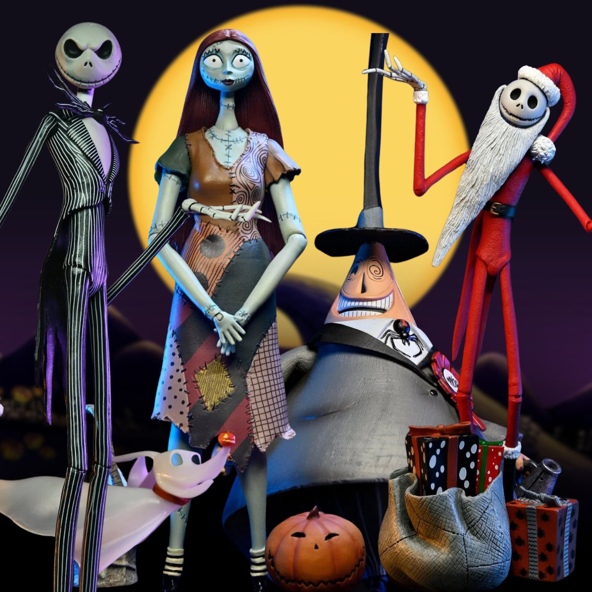 NECA Nightmare Before Christmas Set of 4、mySite、hgirdovlk