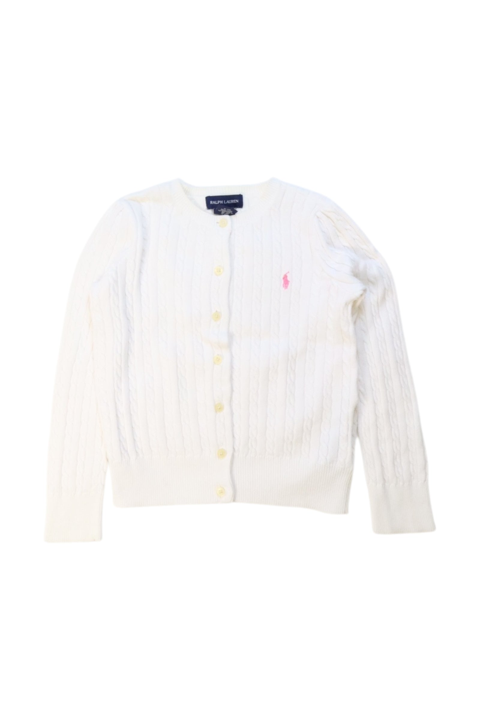 Ralph Lauren Cable Knit Cardigan, Size 5T、mySite、g9winljtr