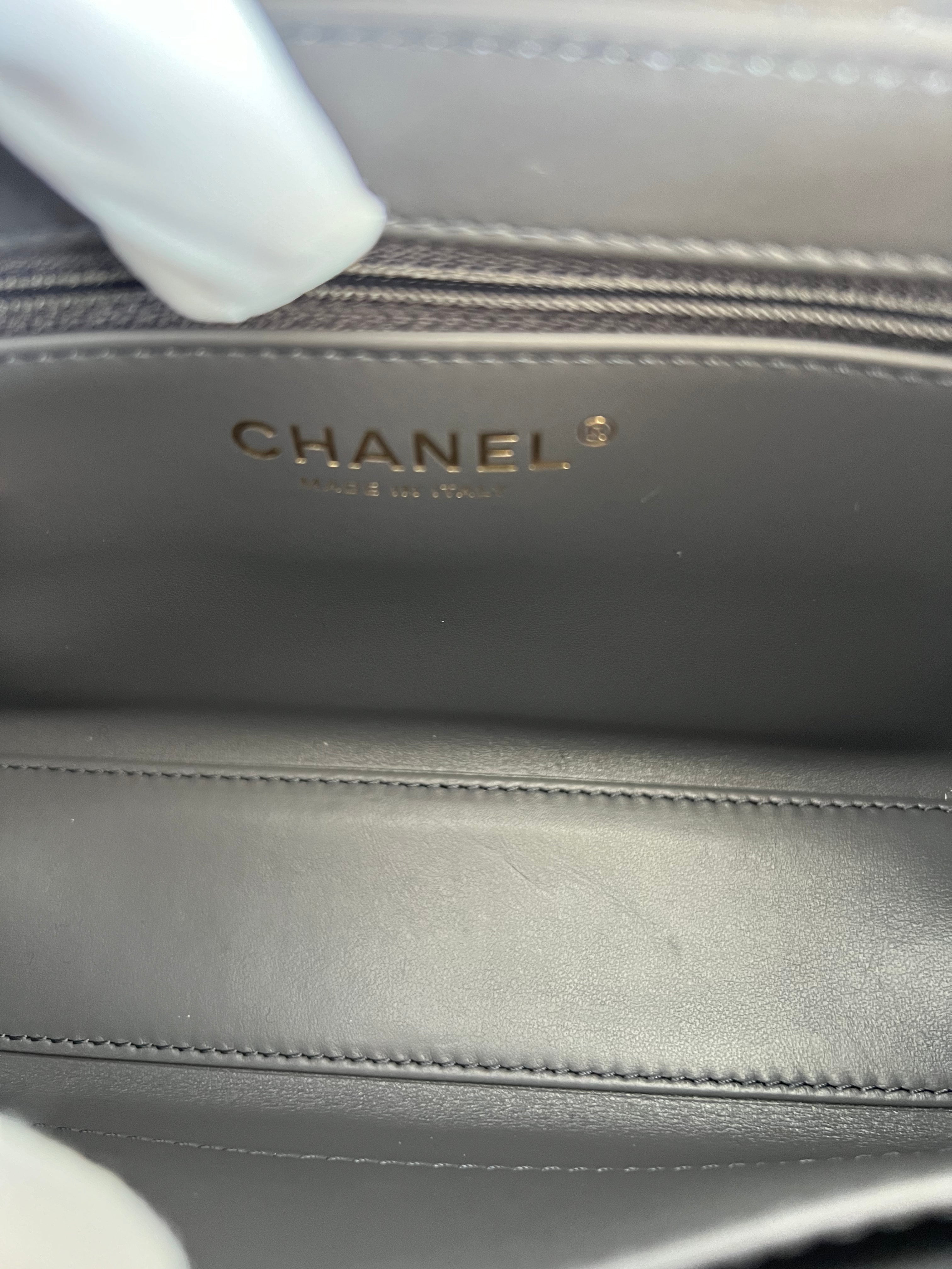 Chanel Kelly Shopping Bag Shiny Aged Calfskin & Gold Hardware Grey (Mini)、mySite、garminoutage.com