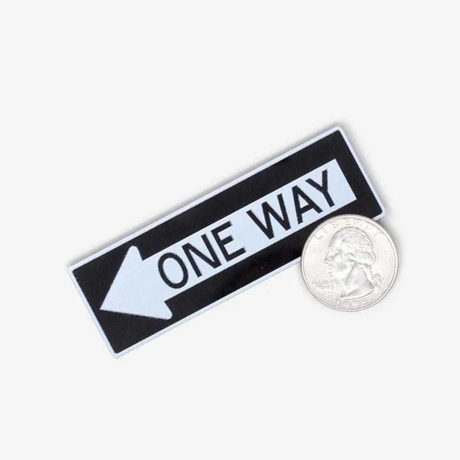 Mini Materials 1:12 Scale One Way Sign、mySite、hgirdovlk