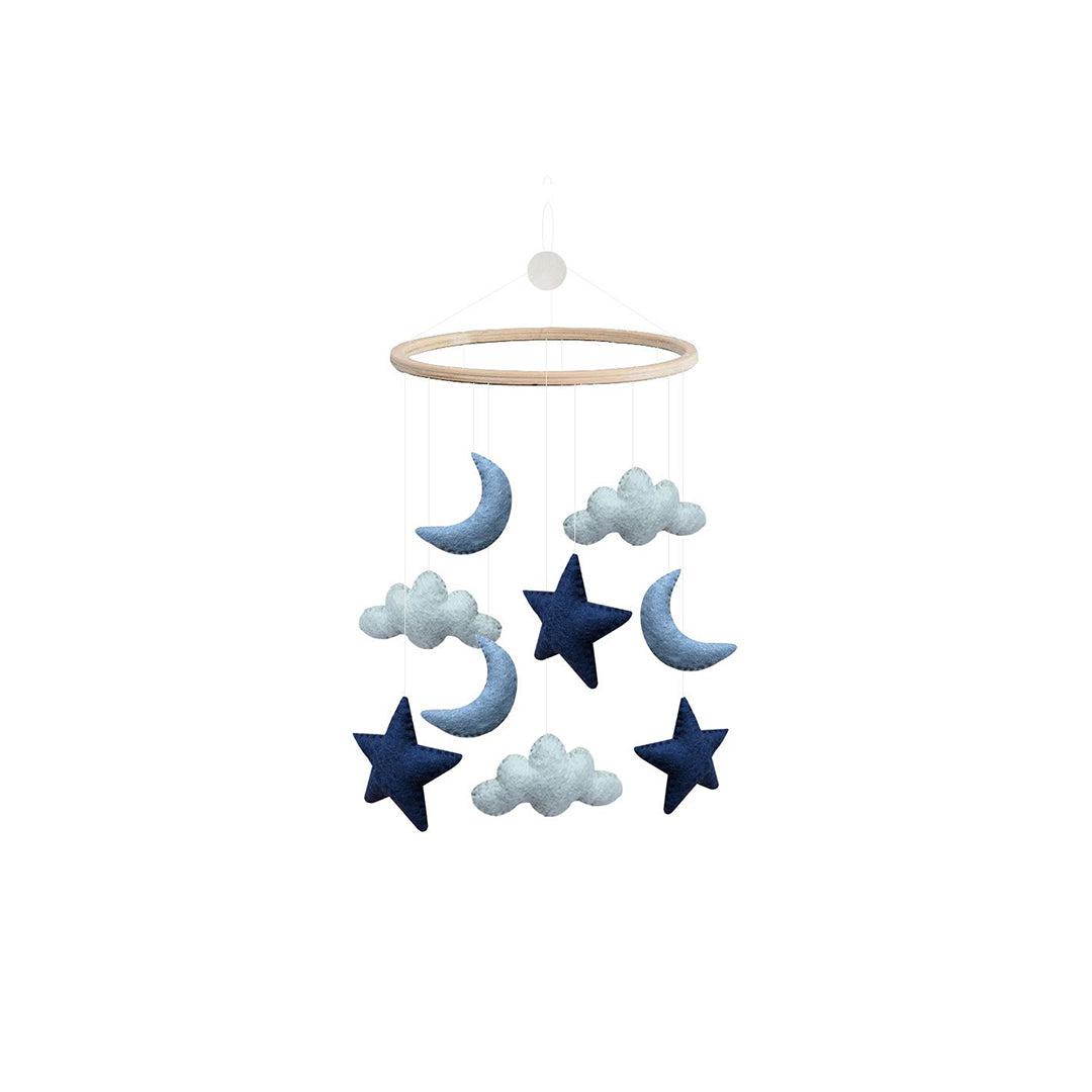  GAMCHA Mobile - Moon/Cloud/Star - Blue、mySite、merchandisen