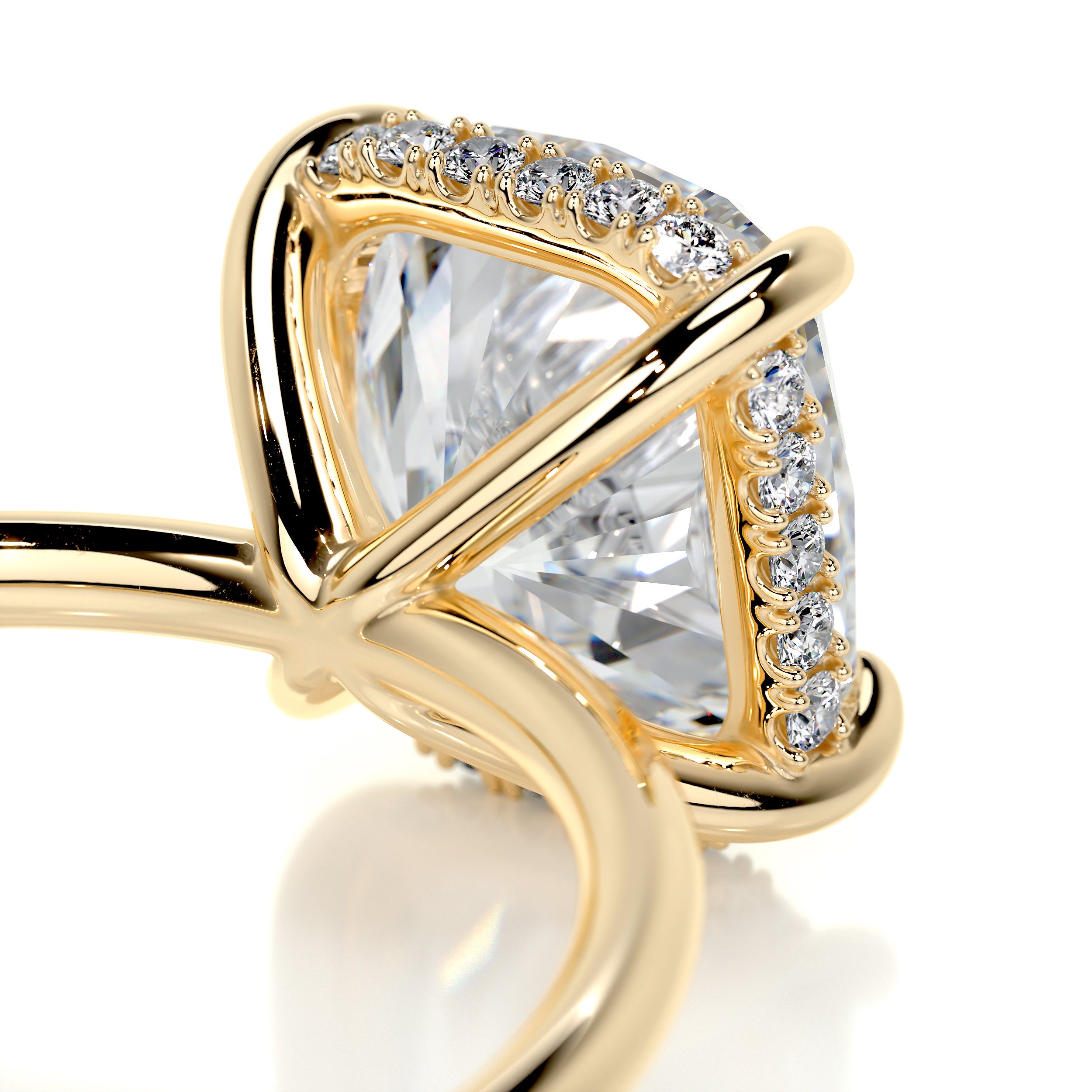 Priscilla Diamond Engagement Ring -18K Yellow Gold、mySite、hinf8tx79
