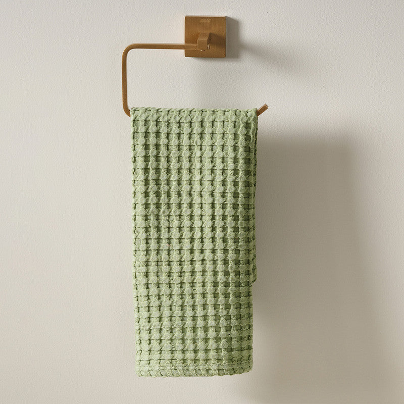 Cotton Hand Towel | Waffle | Frosted Green、mySite、camillekostekn