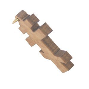  Olive wood Russian Cross Laser Pendant(8cm or 3.15 long)、mySite、elrpsem3k