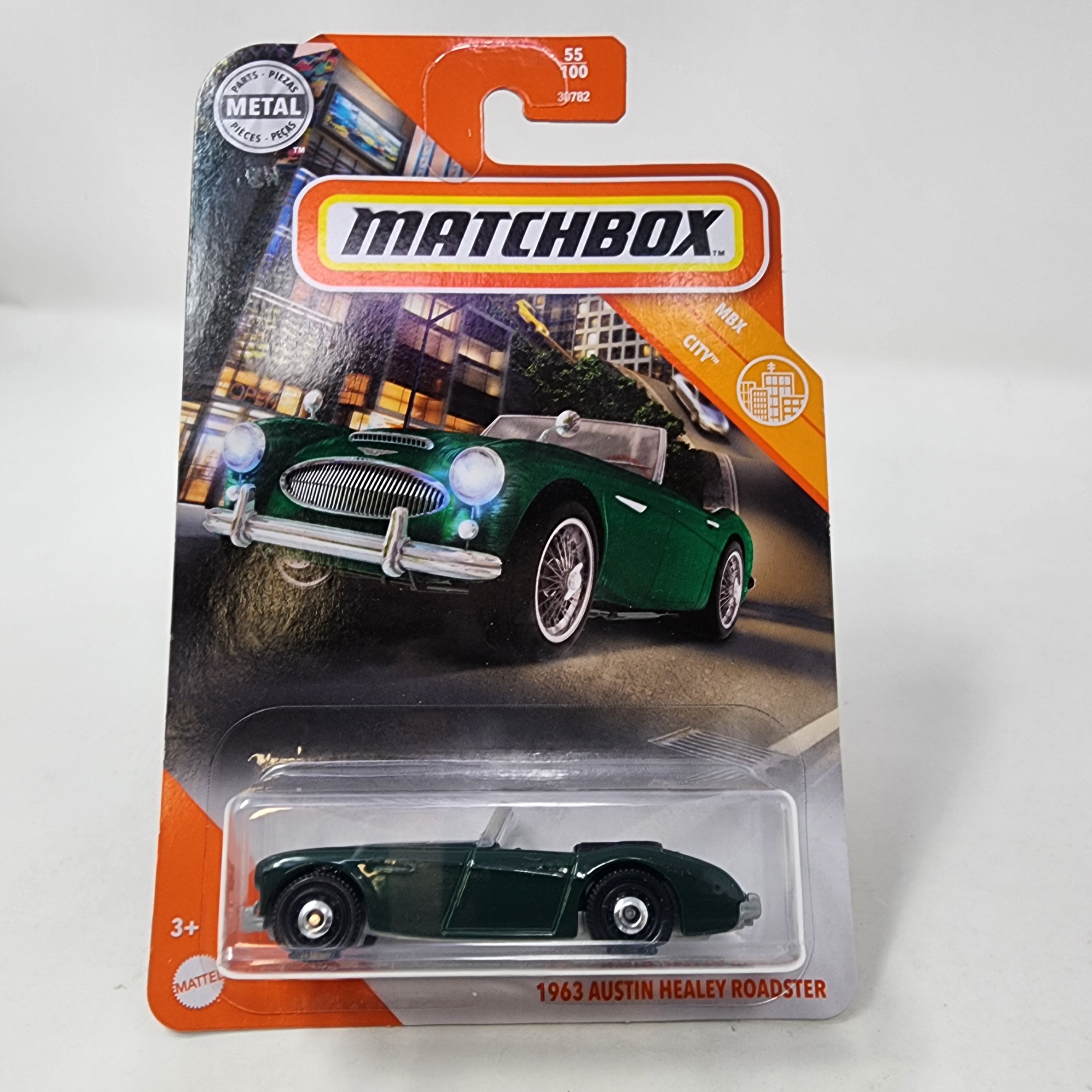 1963 Austin Healey Roadster * Green * Matchbox Basic Mainline、mySite、hgirdovlk